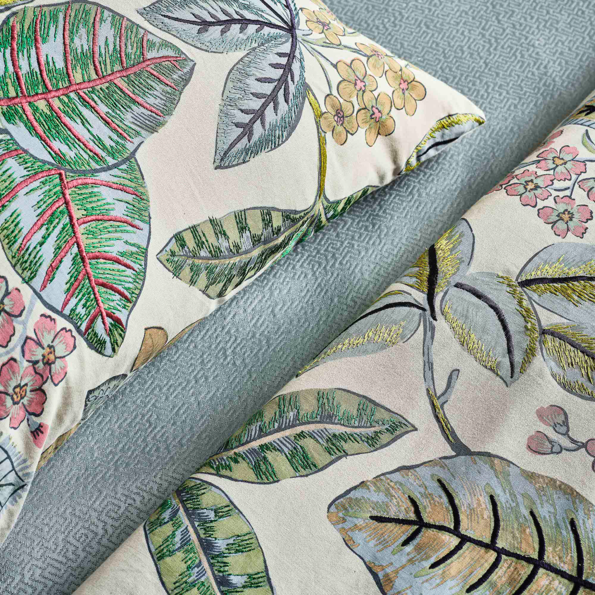 Ann Gish Lanai Throw and Decorative Pillow - Multi