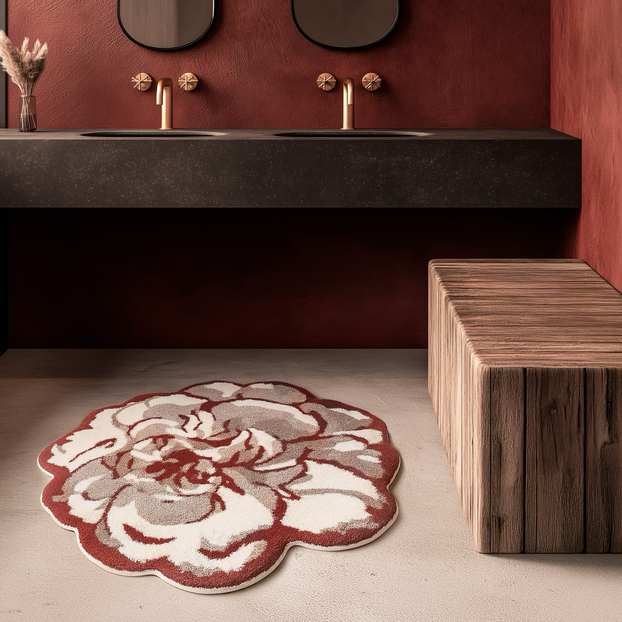 Graccioza Beau Bath Rug - Multi