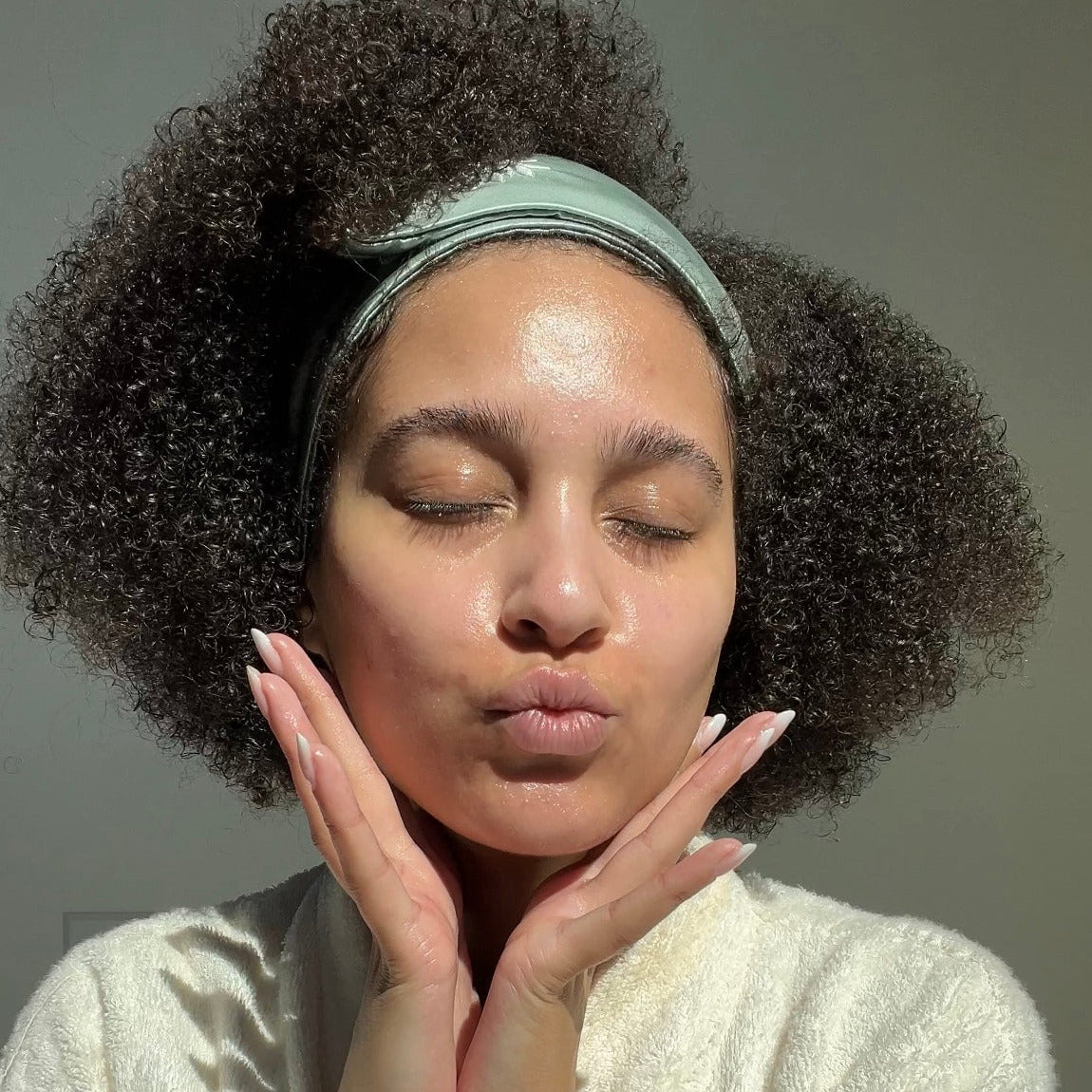 Mulberry Park Silks Silk Glam Band - Sage