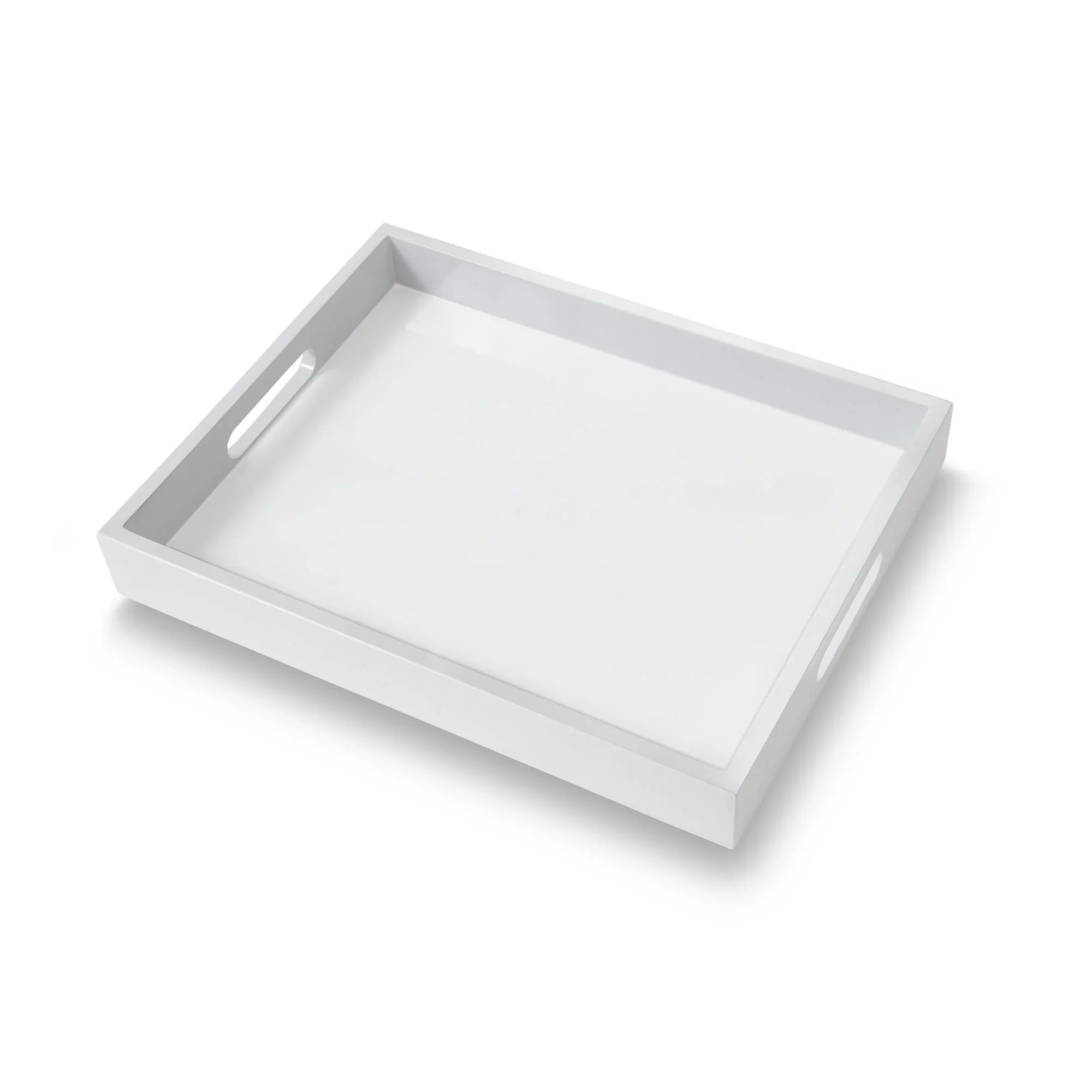 Kassatex Lacca Nesting Tray - White/White