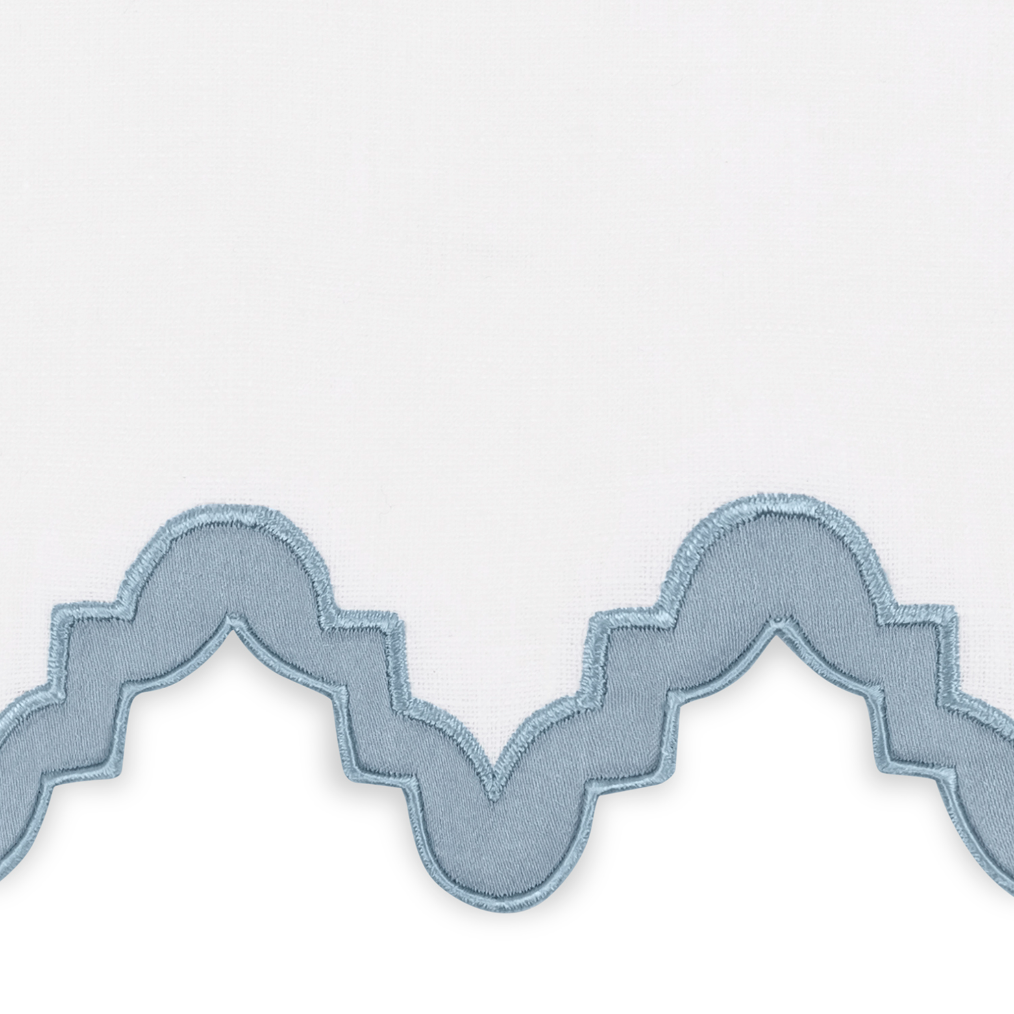 Matouk Aziza Guest Towels - Hazy Blue