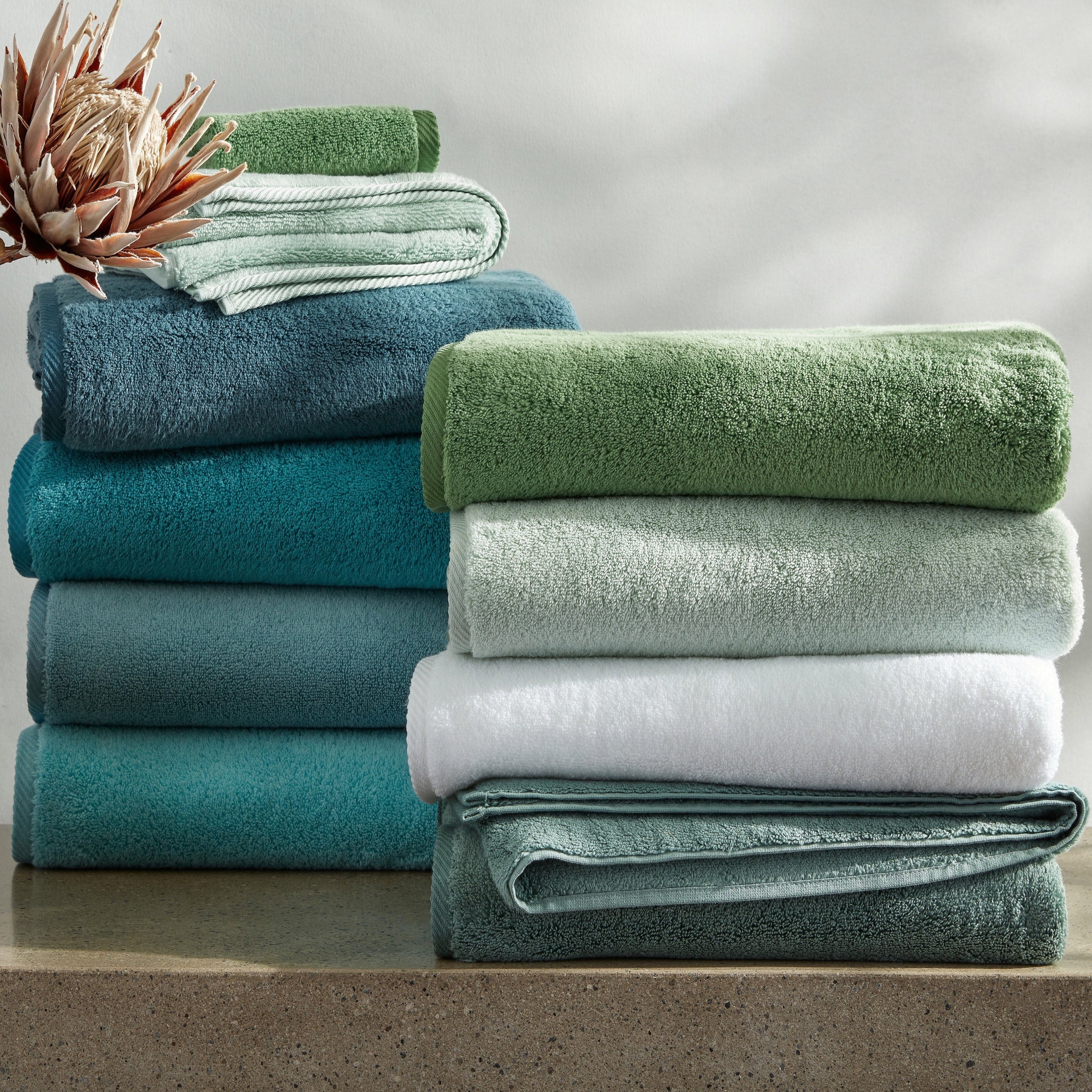 Matouk Milagro Bath Towels and Mats - Butter
