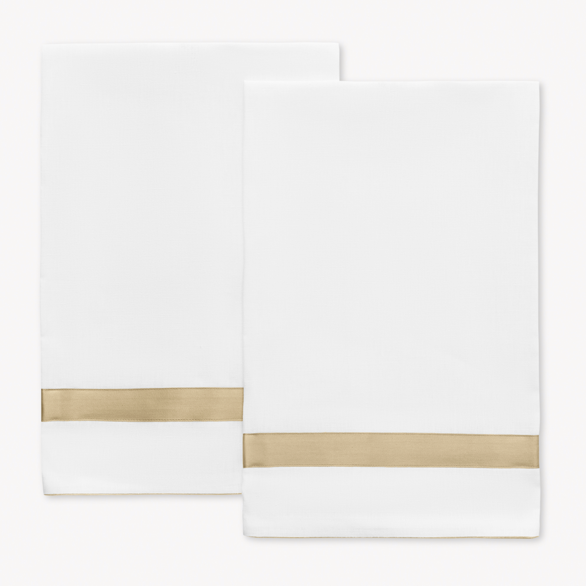 Matouk Lowell Guest Towels - Champagne