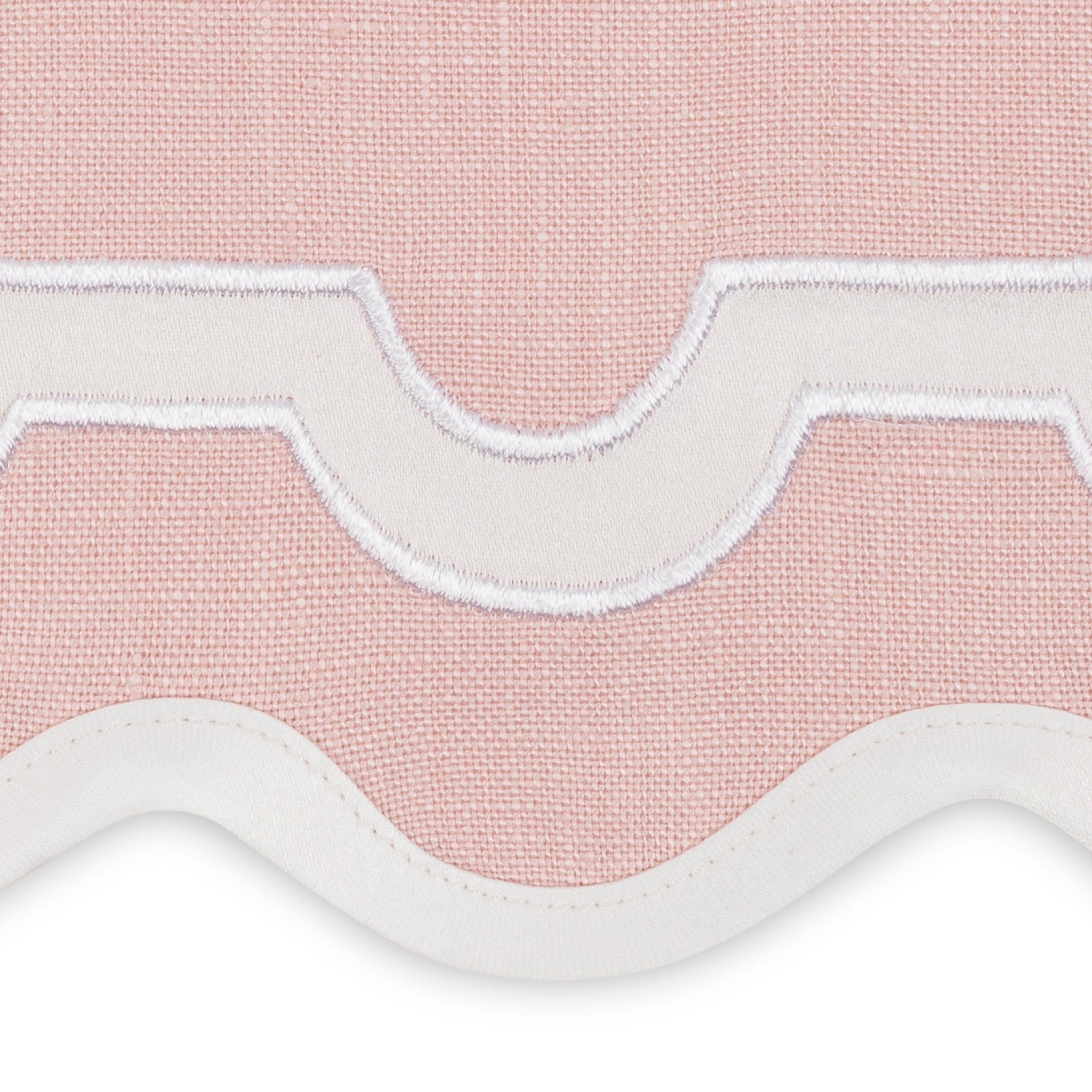 Matouk Mirasol Guest Towels - Pink/Bone