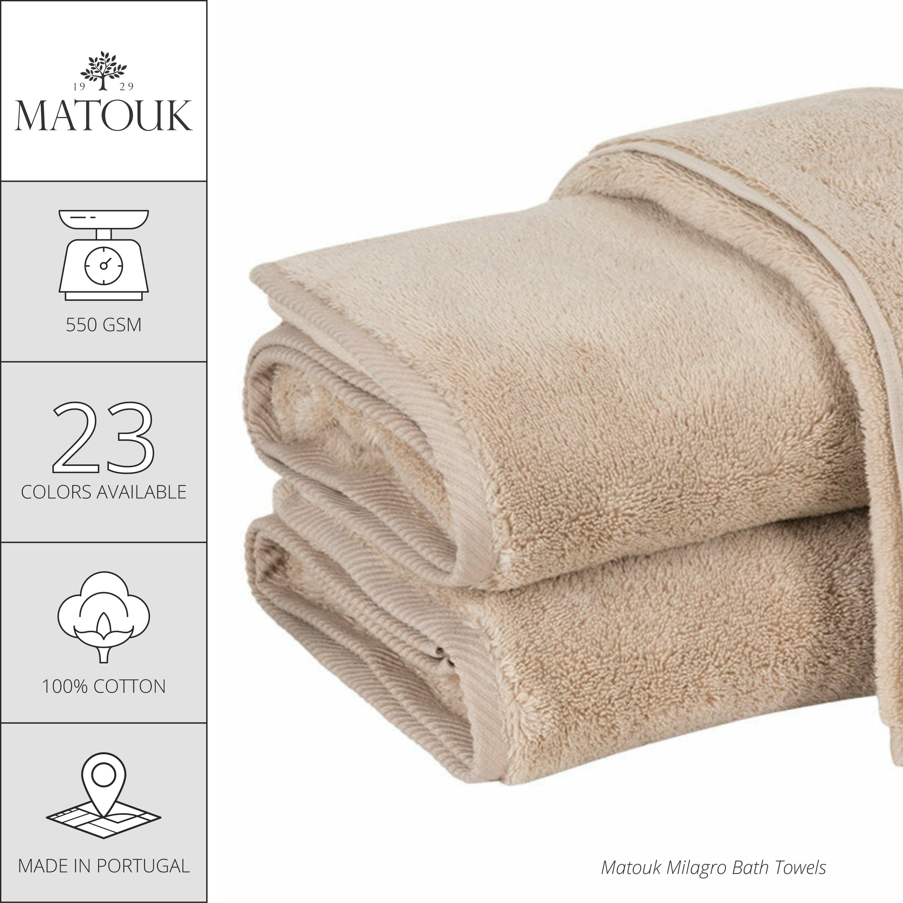 Matouk Milagro Bath Towels and Mats - Scarlet