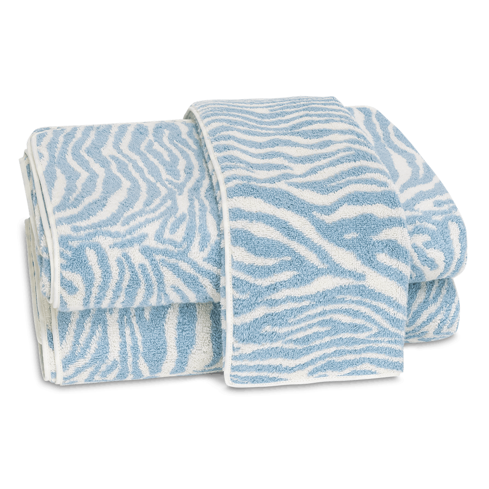 Matouk Schumacher Regine Bath Towels and Mats - Hydrangea