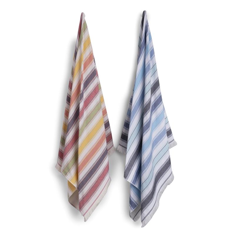 Kassatex Pareo Pool and Beach Towels - Blue