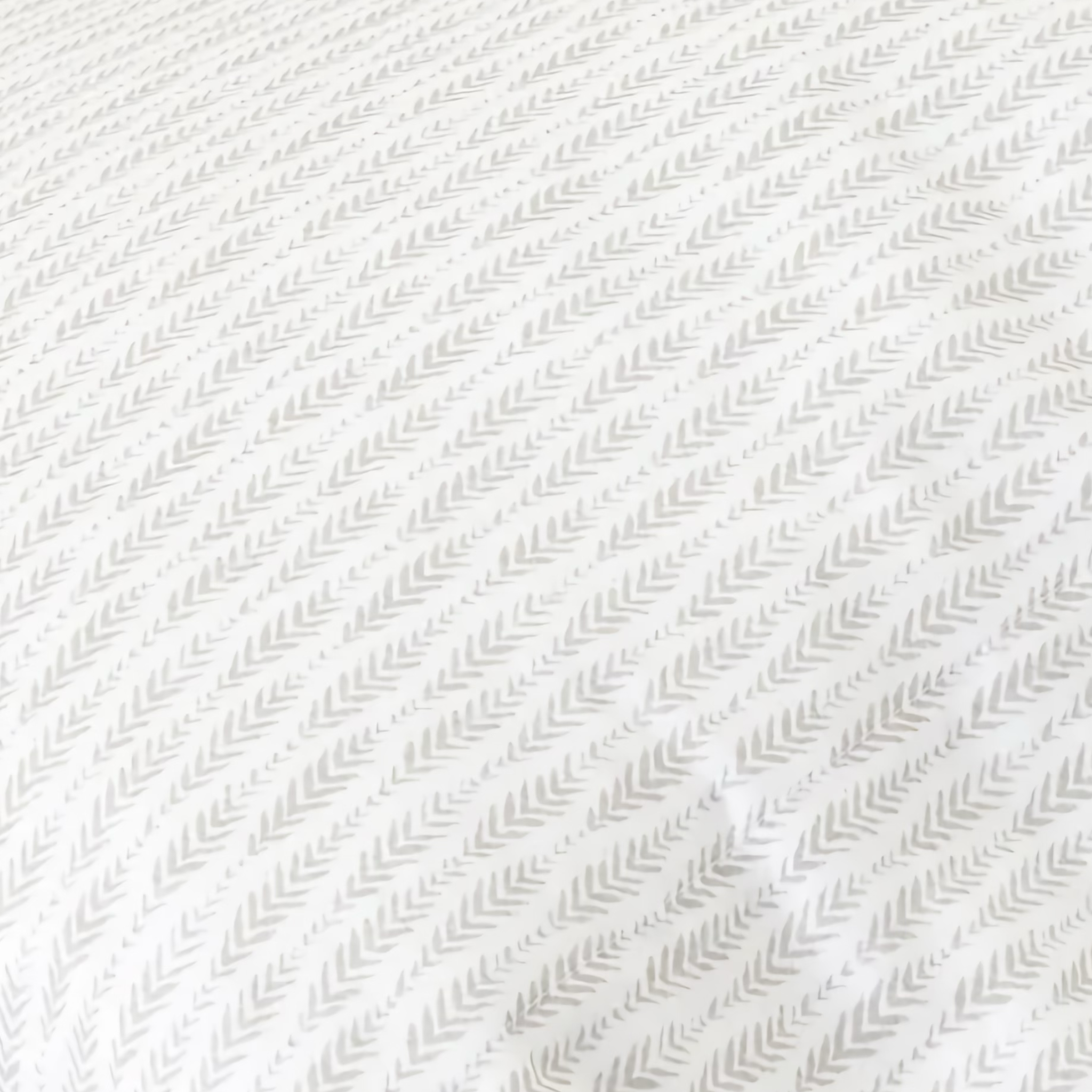 Pine Cone Hill Feather Ogee Twin XL Sheet Set - Dove Grey