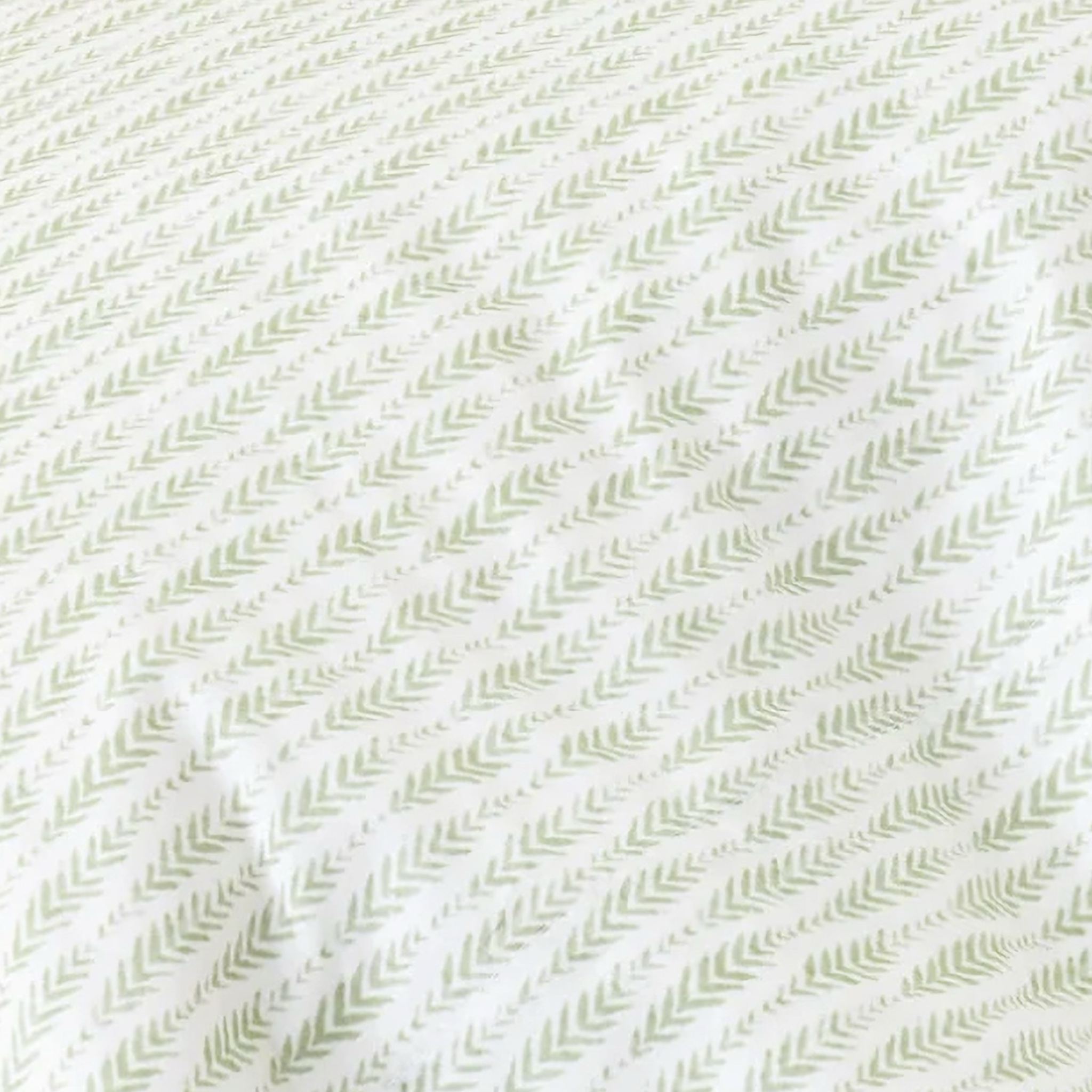 Pine Cone Hill Feather Ogee Twin XL Sheet Set - Sage