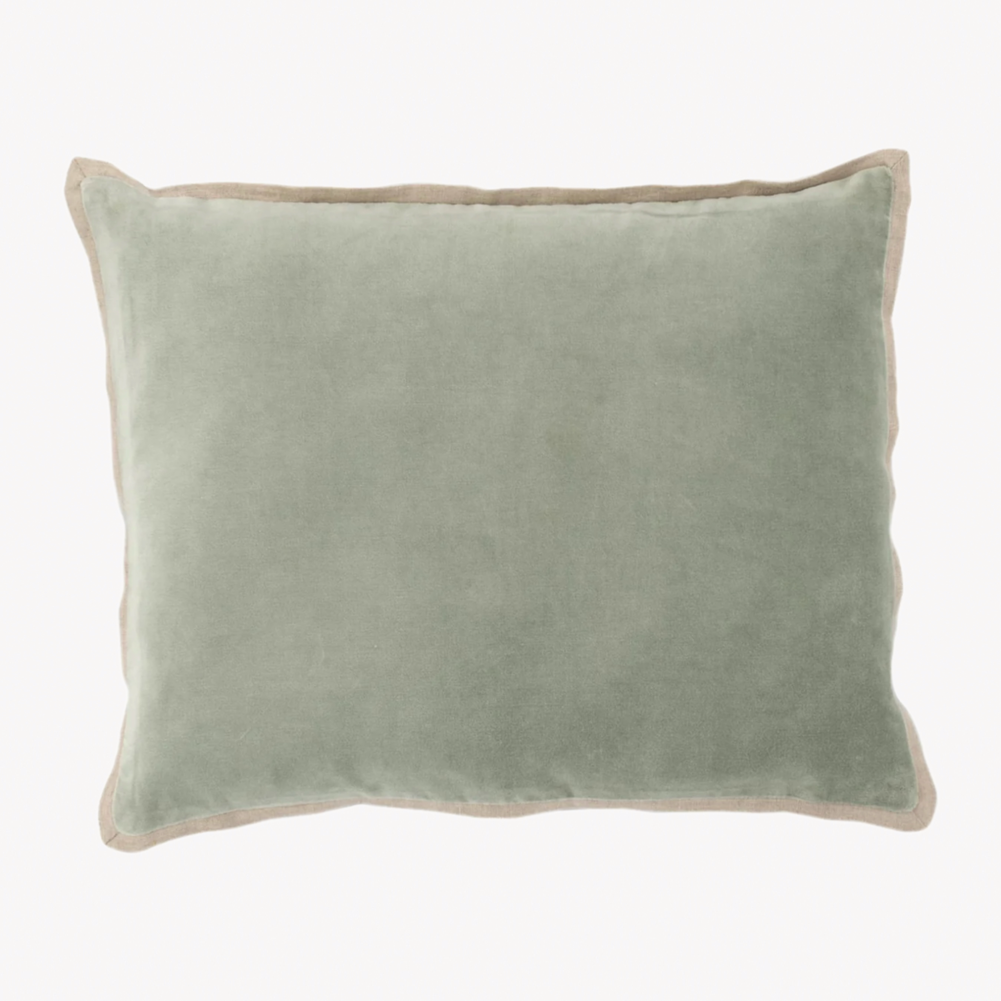 Pine Cone Hill Marie Flanagan Gehry Velvet/Linen Decorative Pillow - Desert Sage