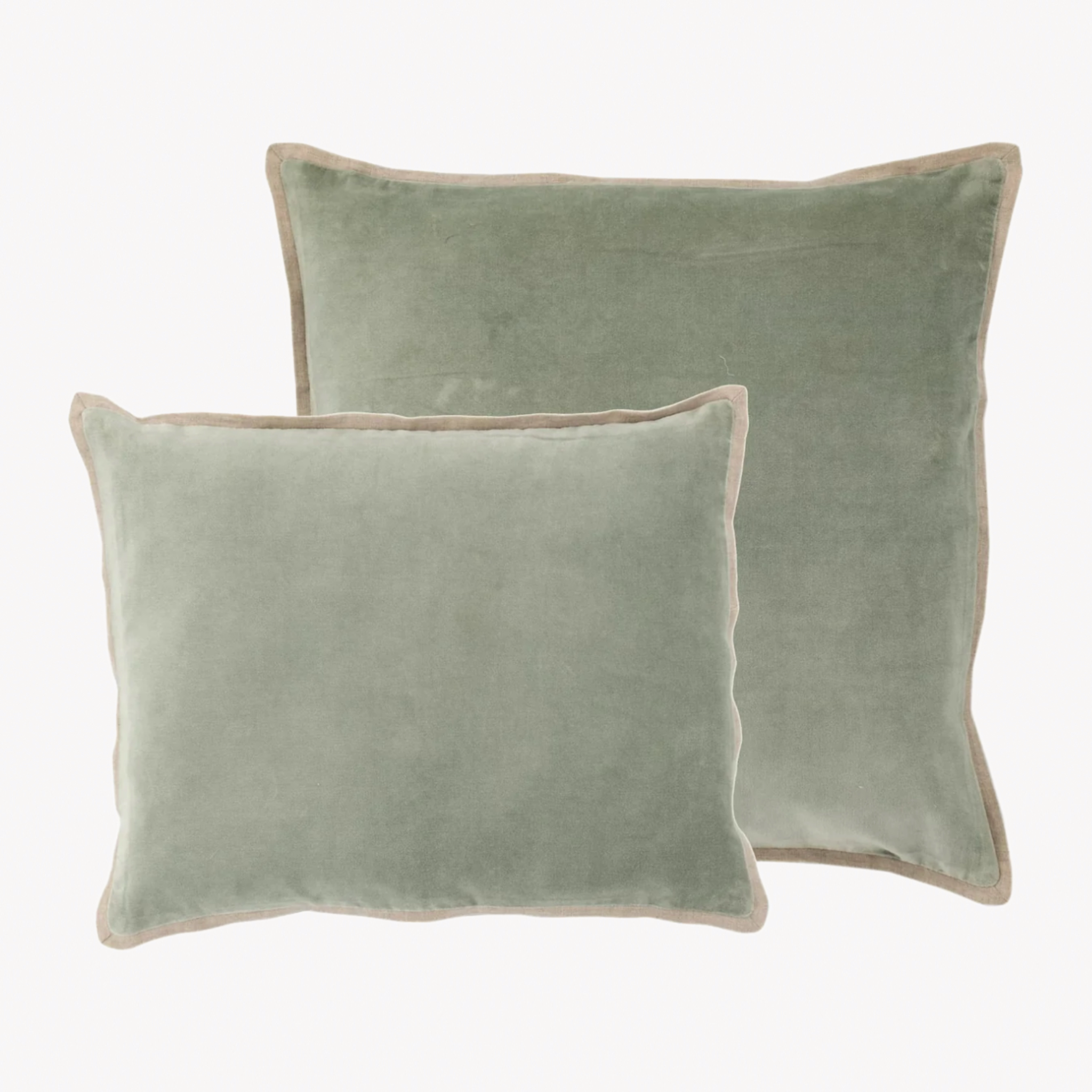 Pine Cone Hill Marie Flanagan Gehry Velvet/Linen Decorative Pillow - Desert Sage