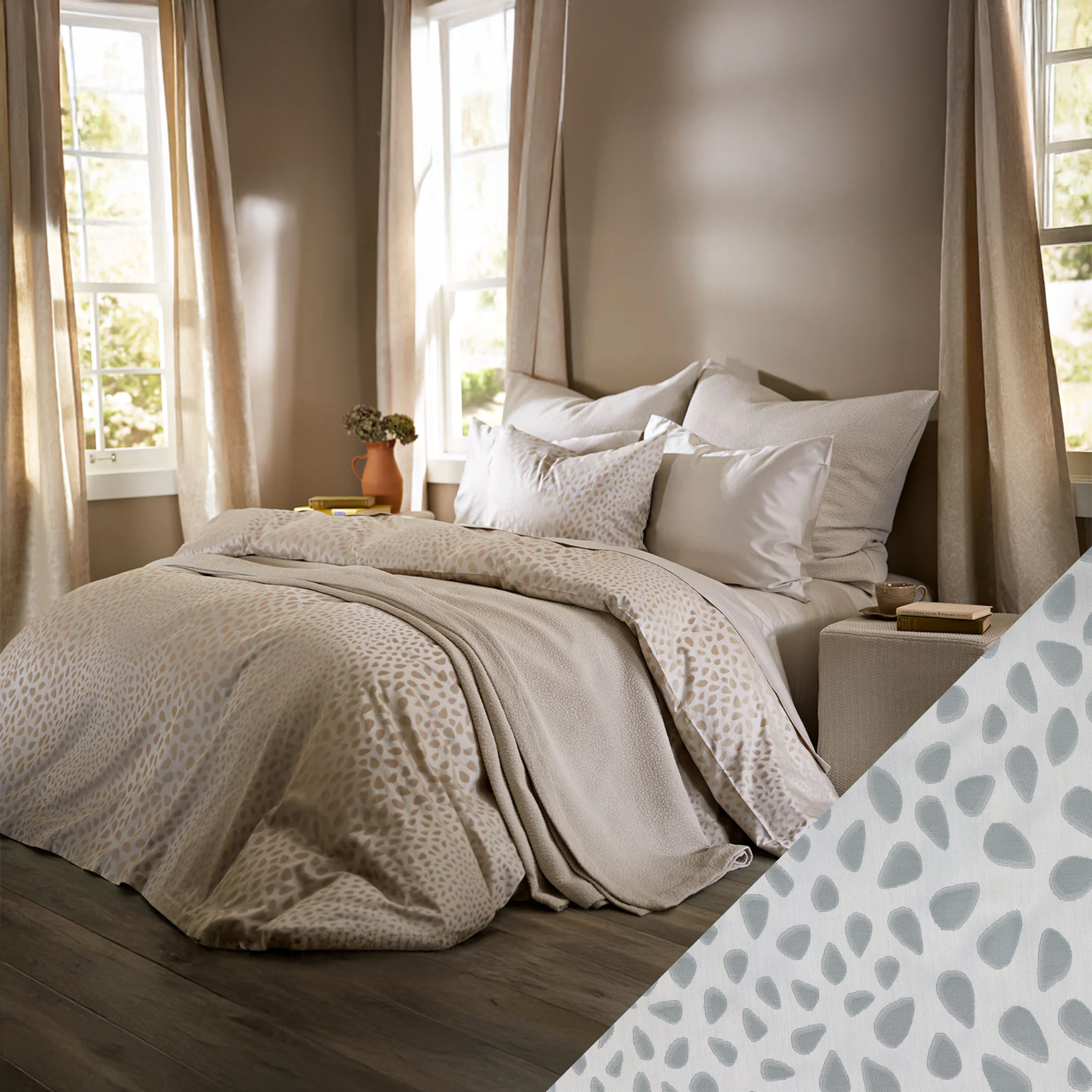 SDH Bali Bedding - Argento