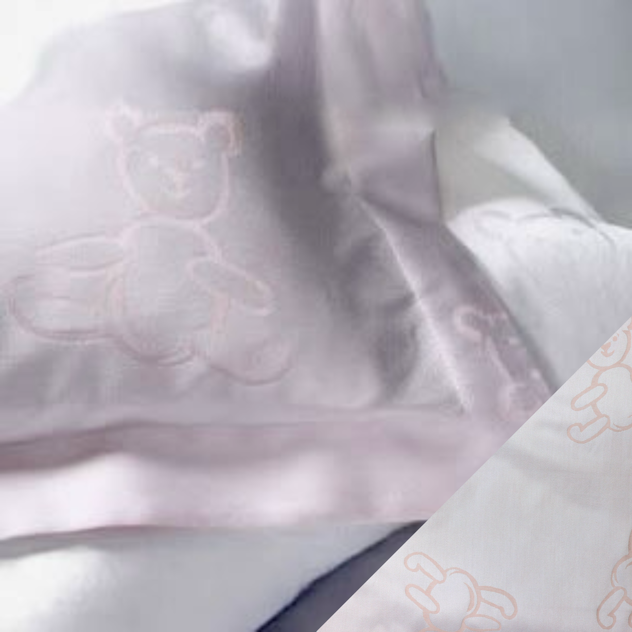 SDH Bear Baby Bedding - Rosewater