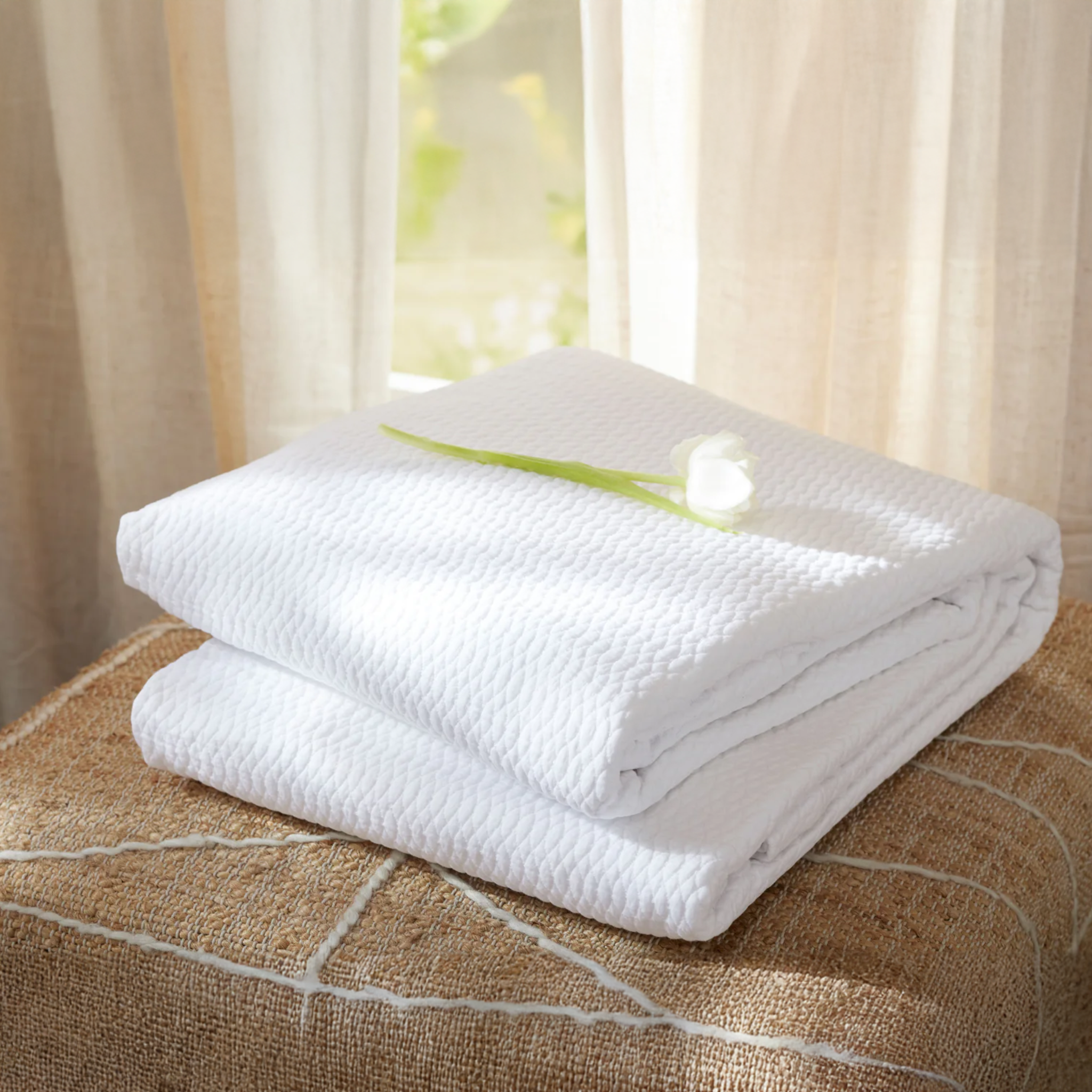 SDH Corfu Bedding - White
