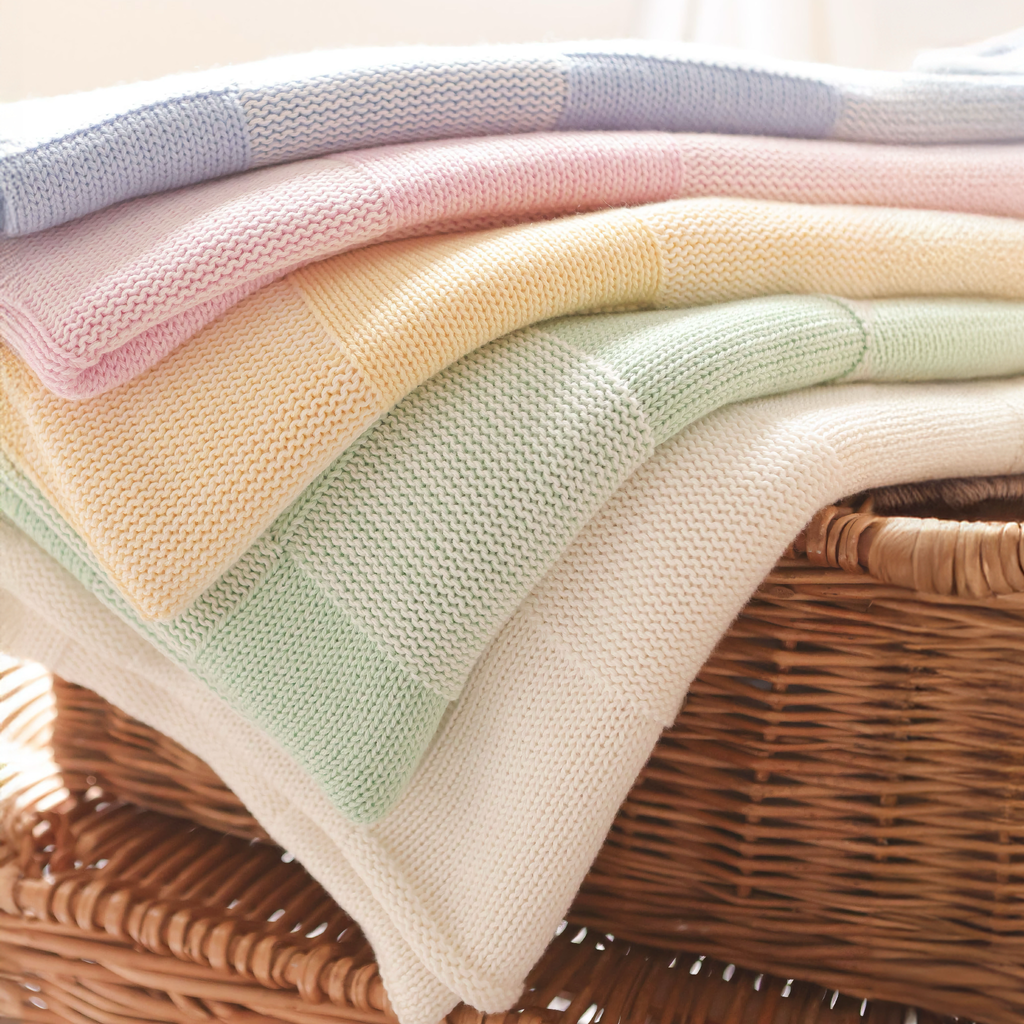 Alashan Charlie Knit Baby Blanket - Bermuda Pink