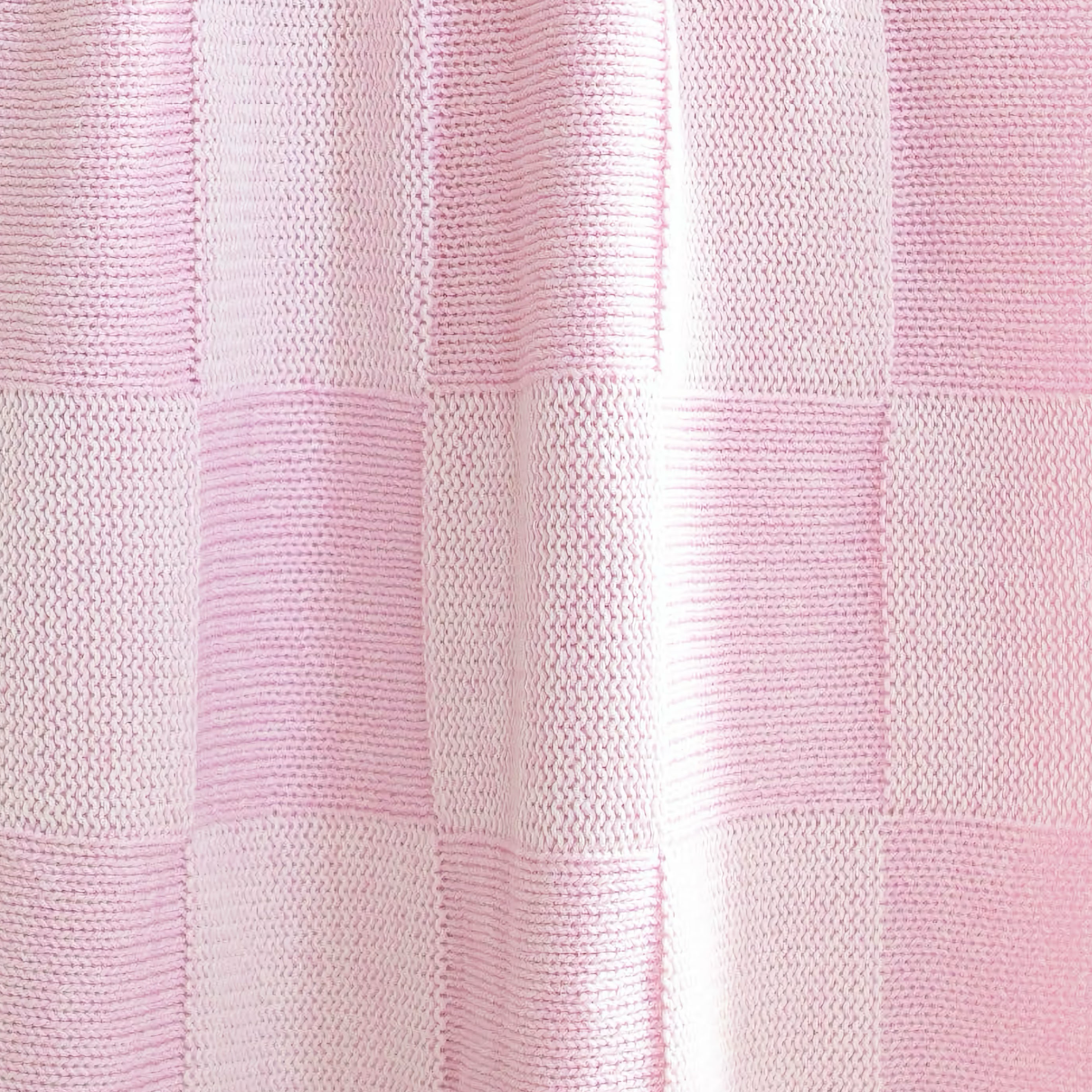 Alashan Charlie Knit Baby Blanket - Bermuda Pink