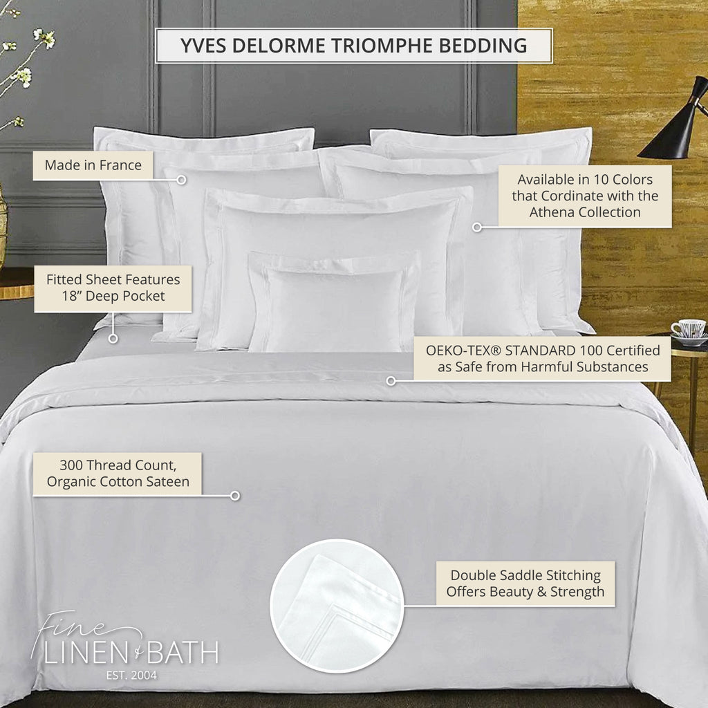 Yves Delorme Triomphe Sheet Sets - Celeste