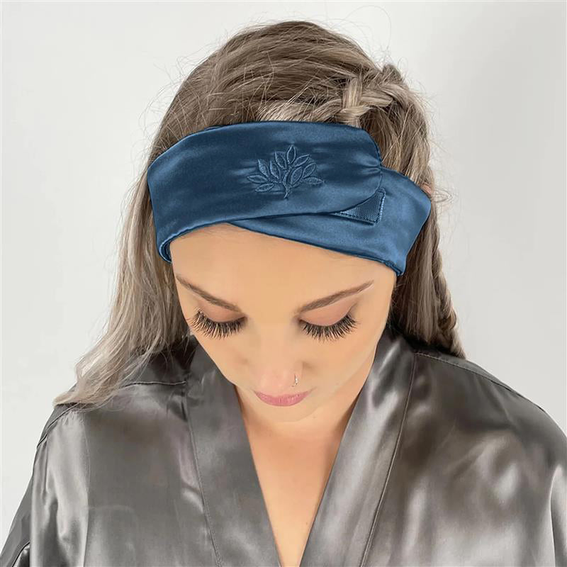 Mulberry Park Silks Silk Glam Band - Deep Sea