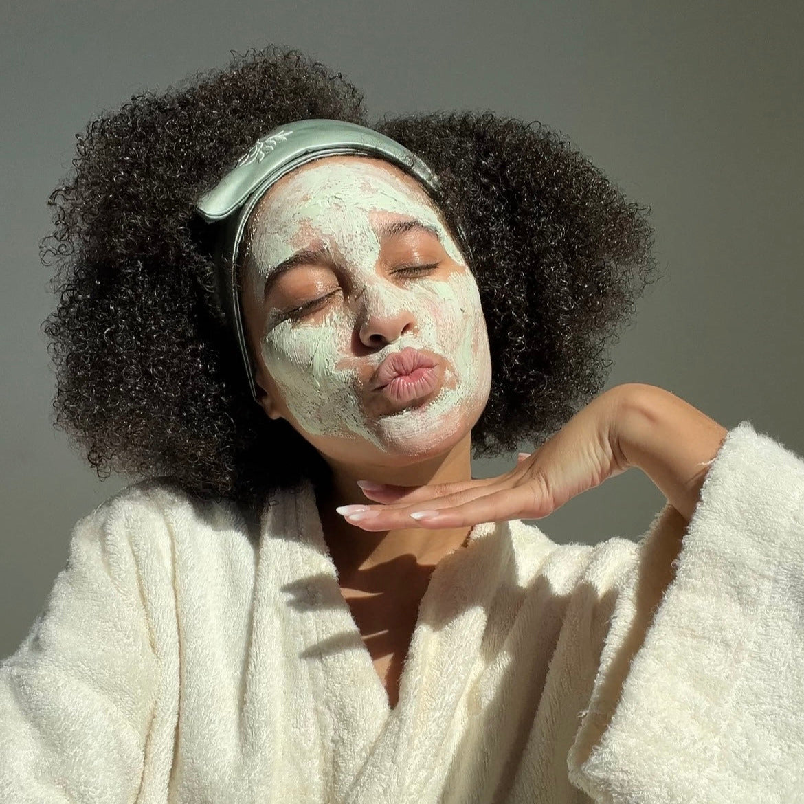 Mulberry Park Silks Silk Glam Band - Sage