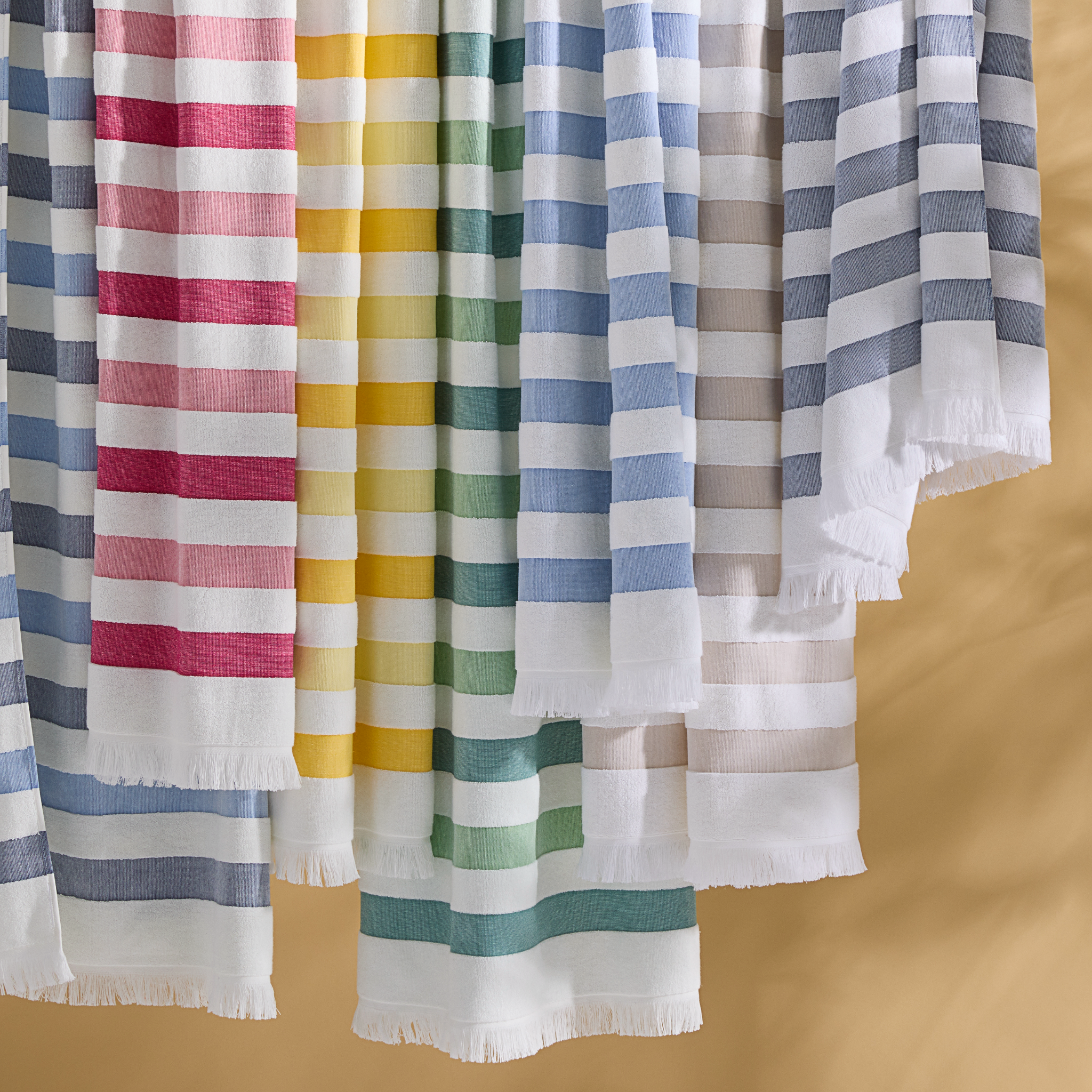 Matouk Amado Pool and Beach Towels - Palm Stripe