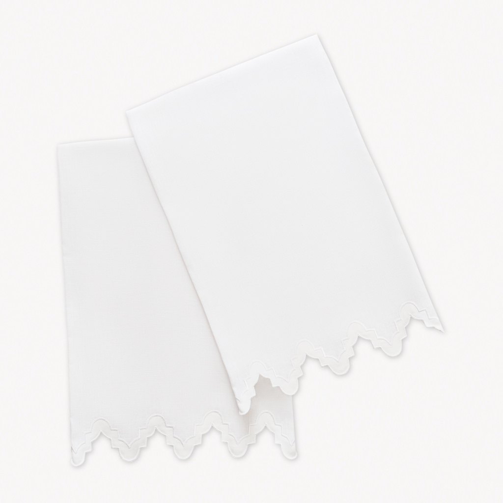 Matouk Aziza Guest Towels - Bone