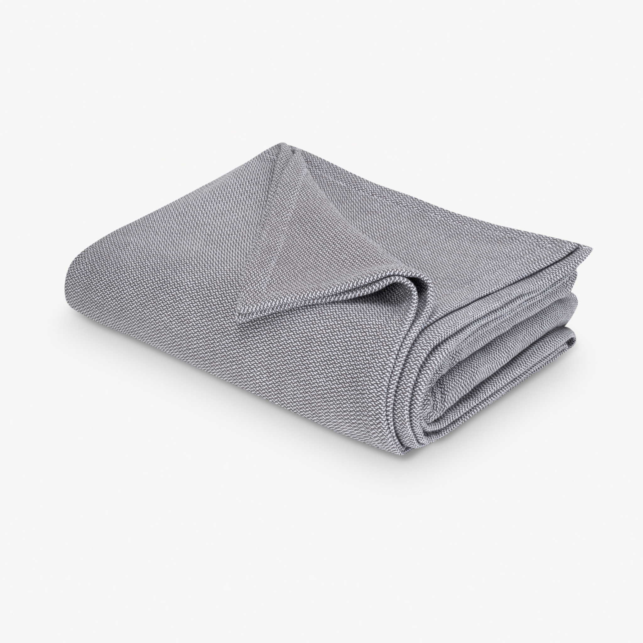 Matouk Costa Mesa Blanket - Charcoal