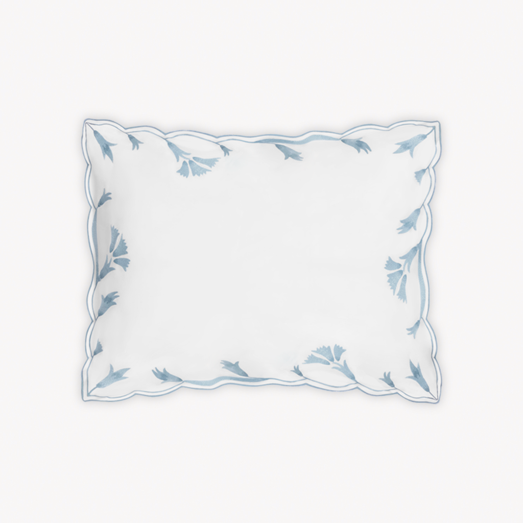 Matouk Marcella Bedding Collection - Hazy Blue
