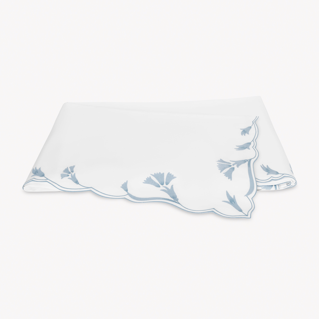 Matouk Marcella Bedding Collection - Hazy Blue