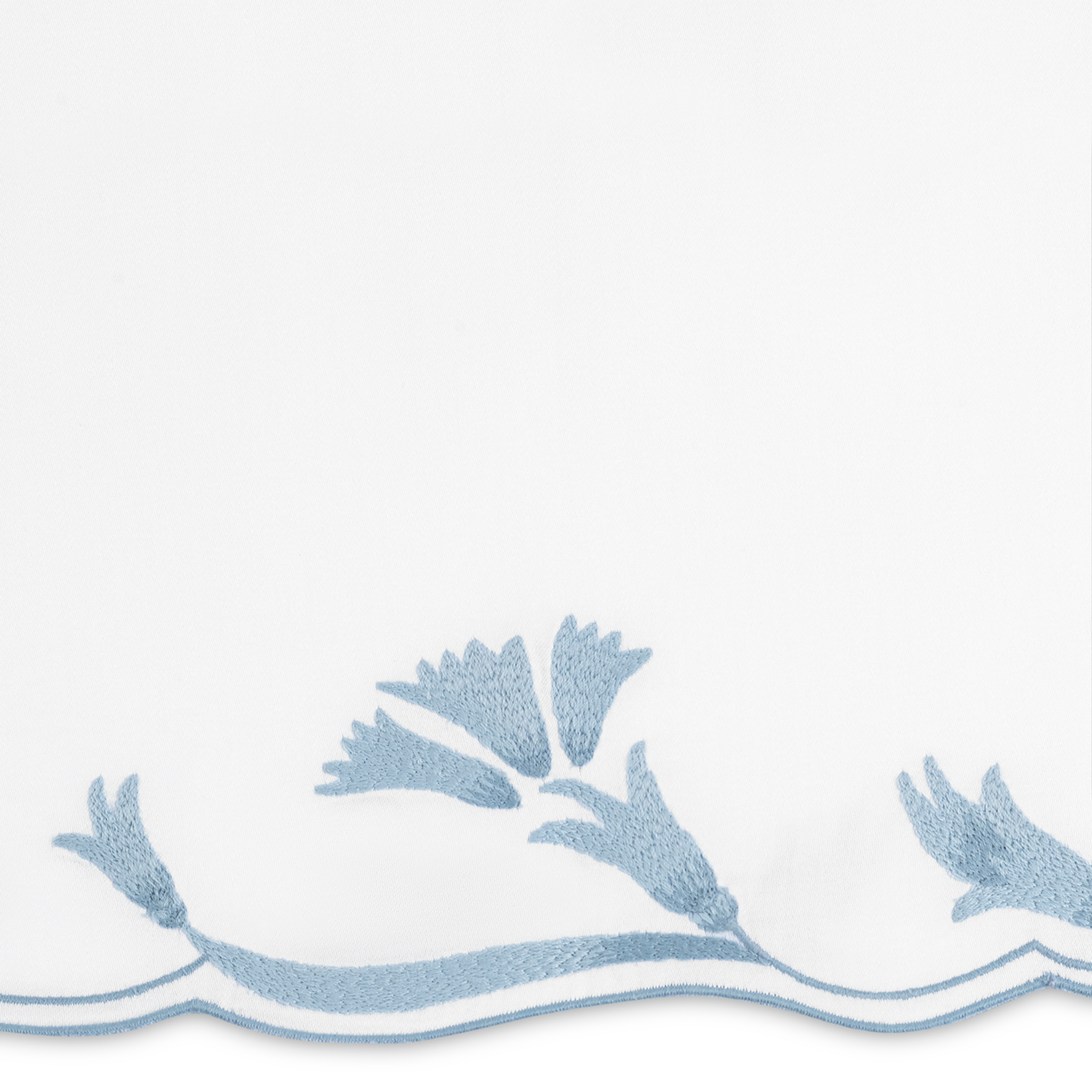 Matouk Marcella Bedding Collection - Hazy Blue