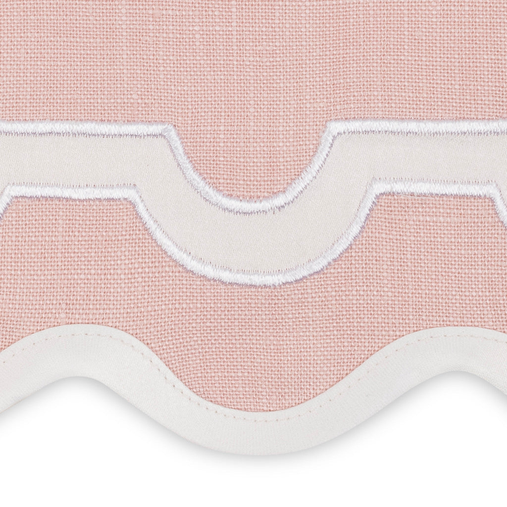 Matouk Mirasol Guest Towels - Pink/Bone