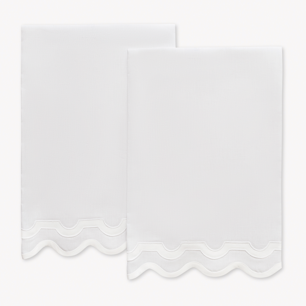 Matouk Mirasol Guest Towels - White/Bone