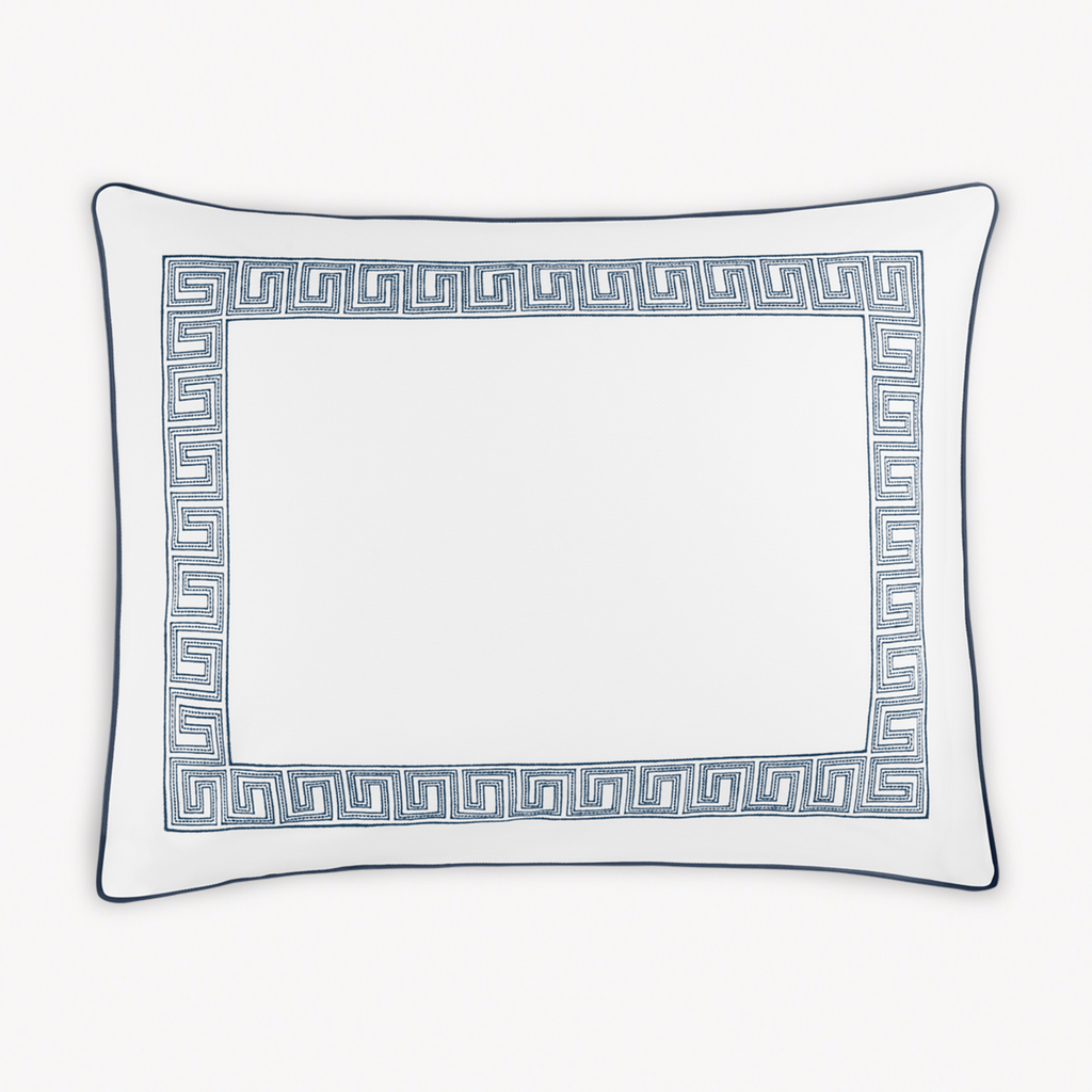 Matouk Schumacher Ophelia Pique Bedding - Indigo