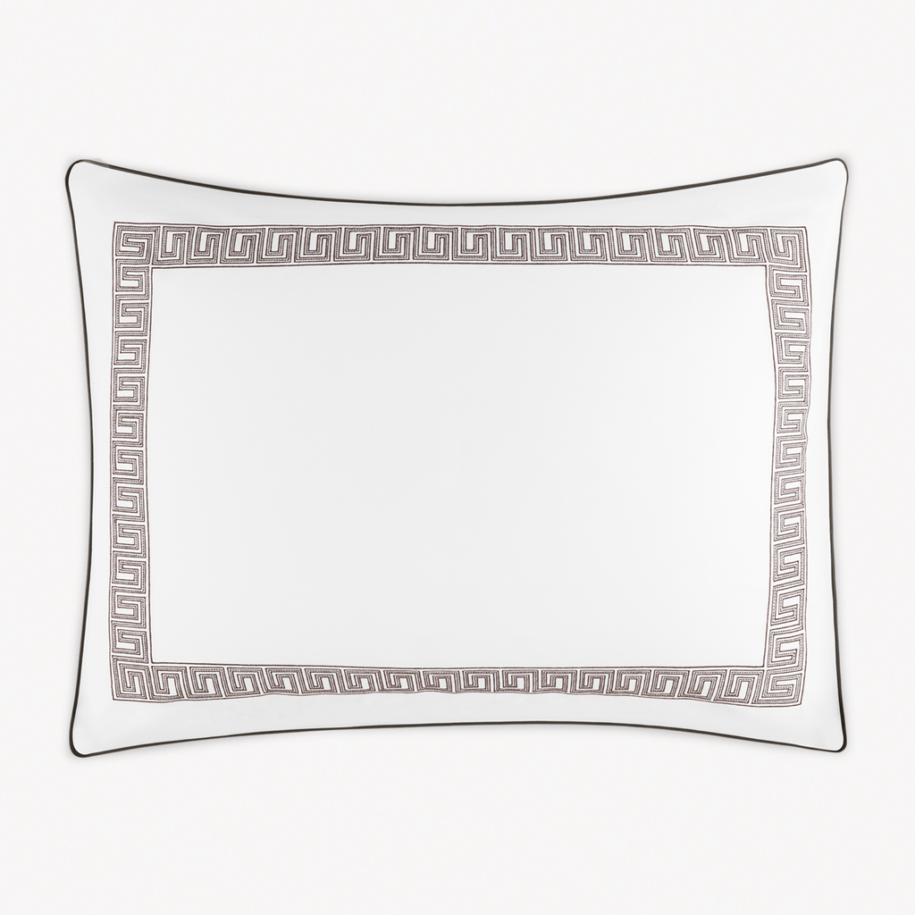 Matouk Schumacher Ophelia Pique Bedding - Mocha