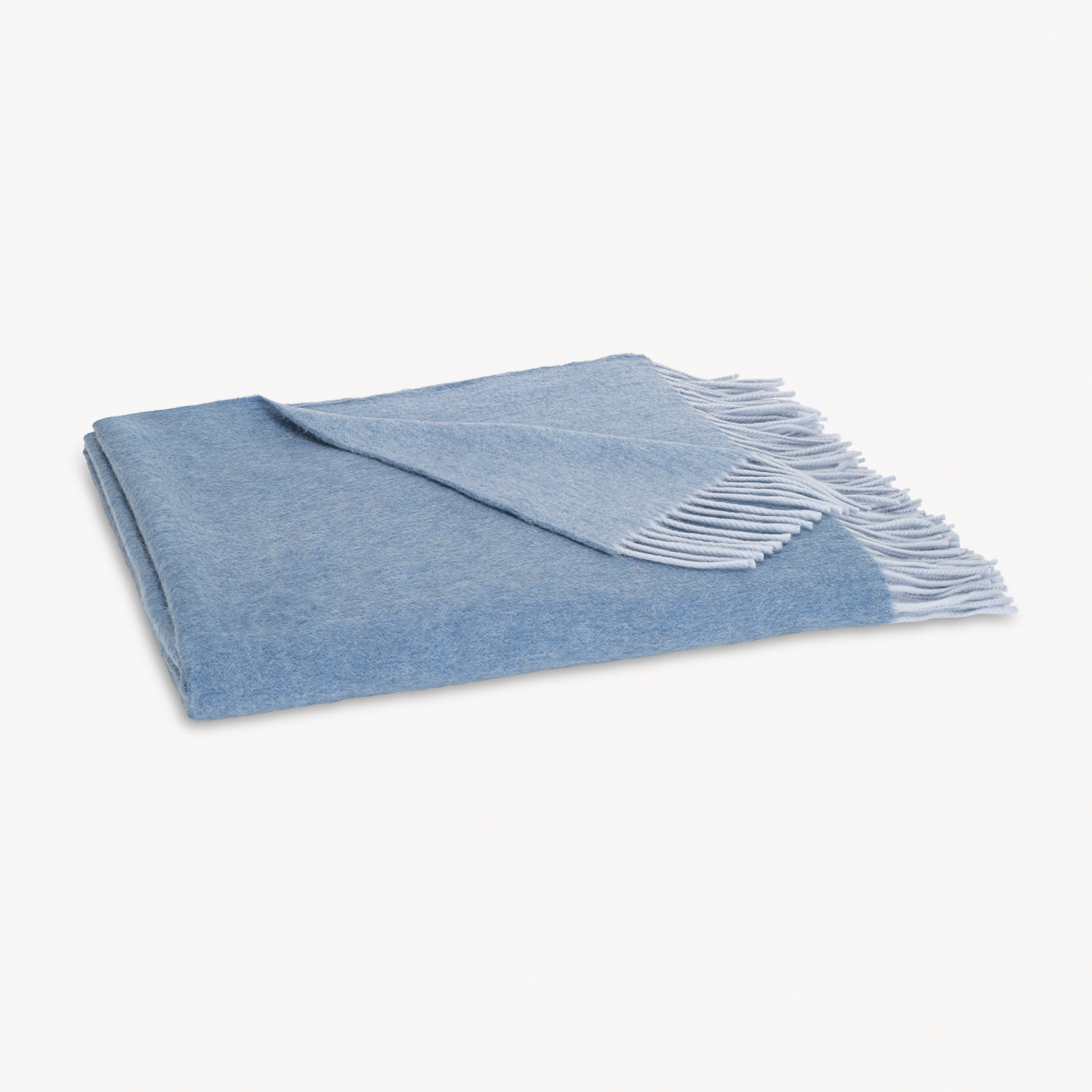 Matouk Paley Throw - Hazy Blue/Sky