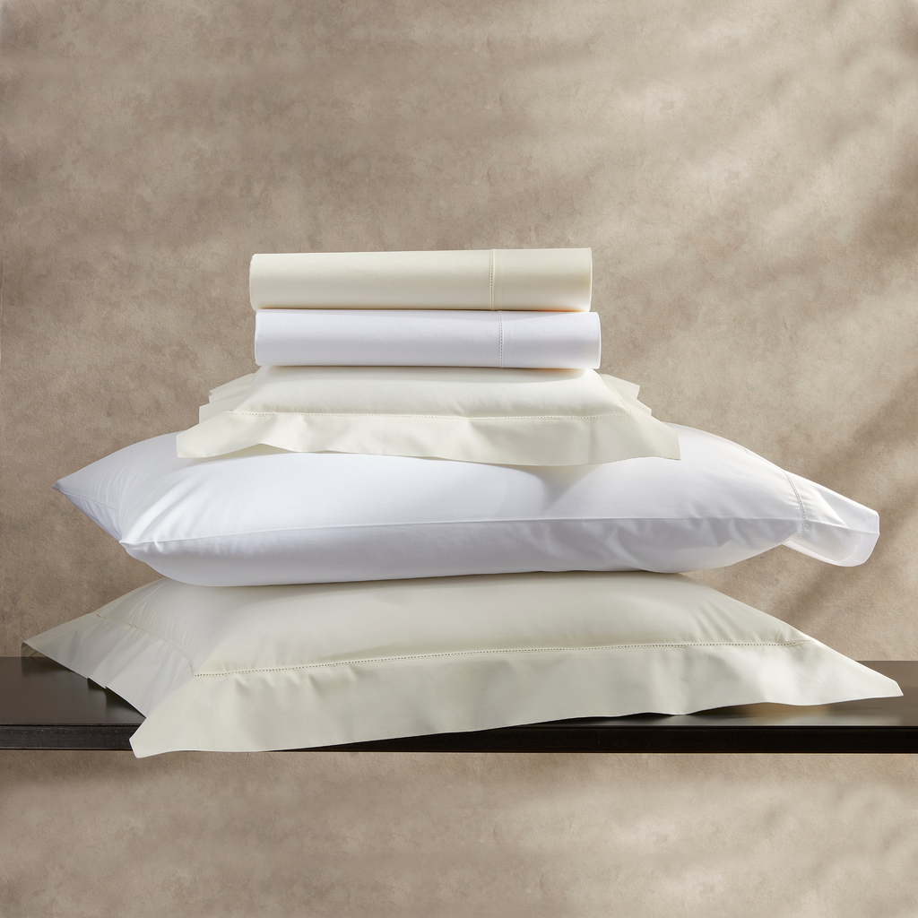 Matouk Positano Easy Care Twin XL Sheet Sets - White