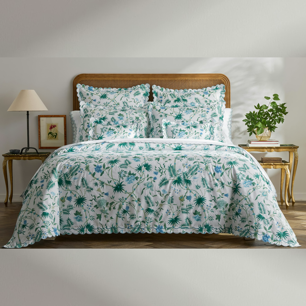 Matouk Schumacher Palmyra Bedding - Emerald