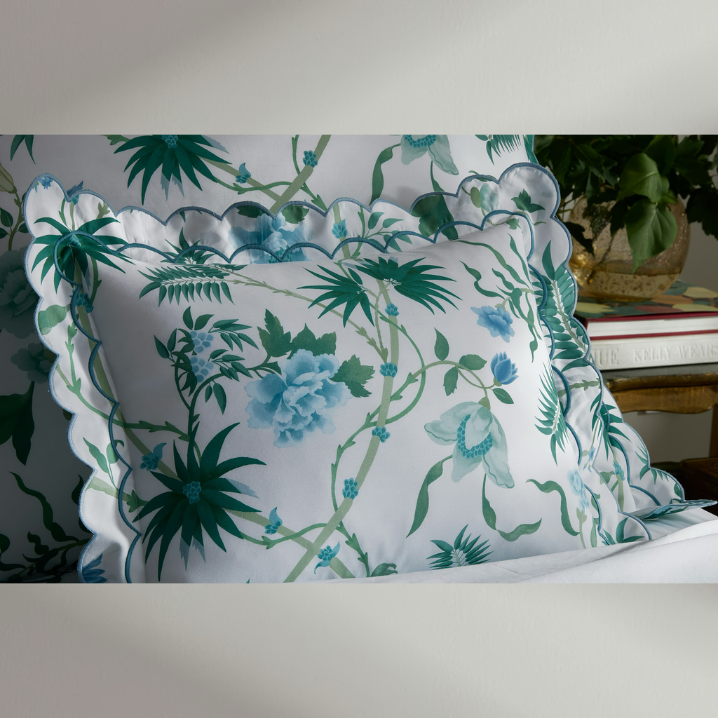 Matouk Schumacher Palmyra Bedding - Emerald