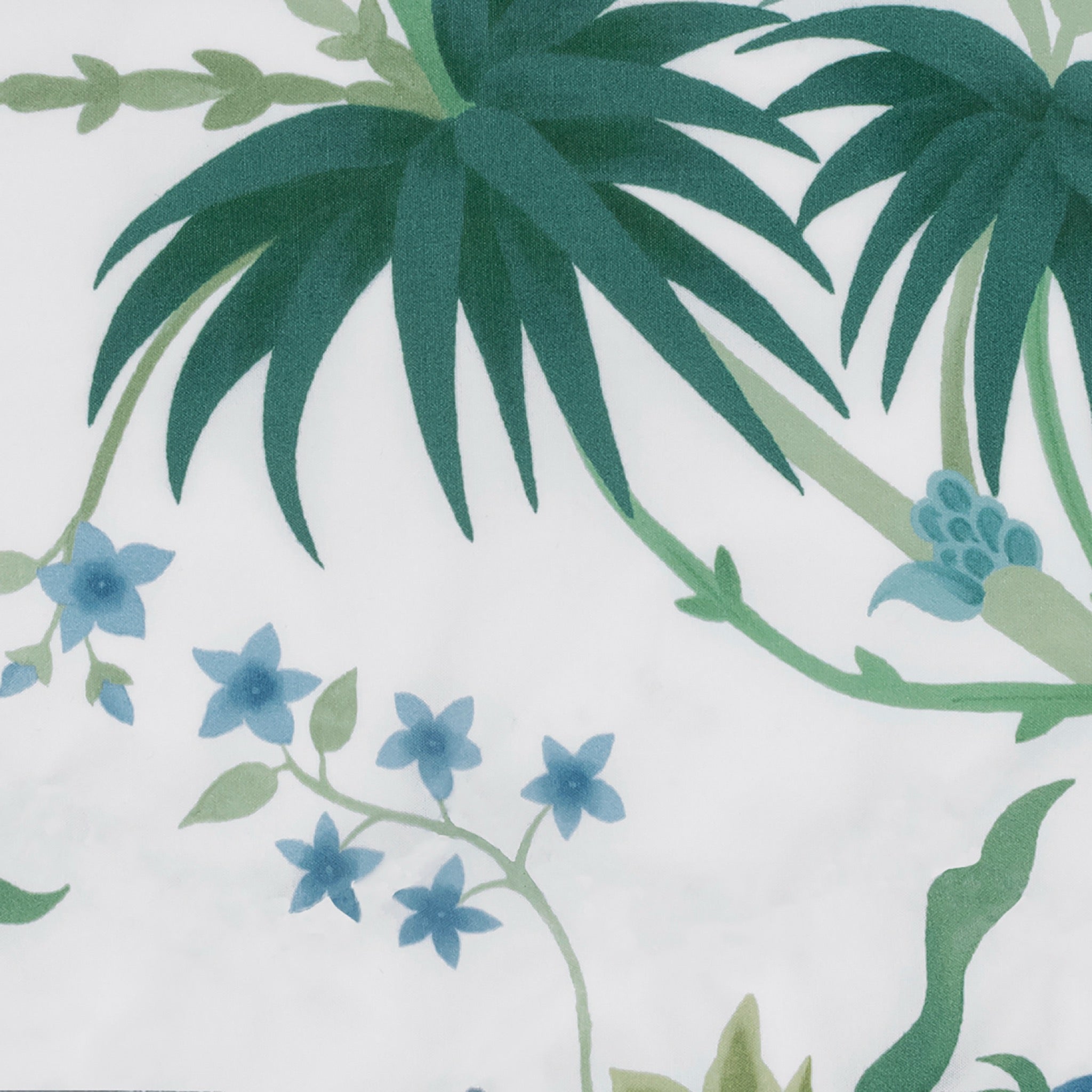 Matouk Schumacher Palmyra Tissue Box Cover - Emerald