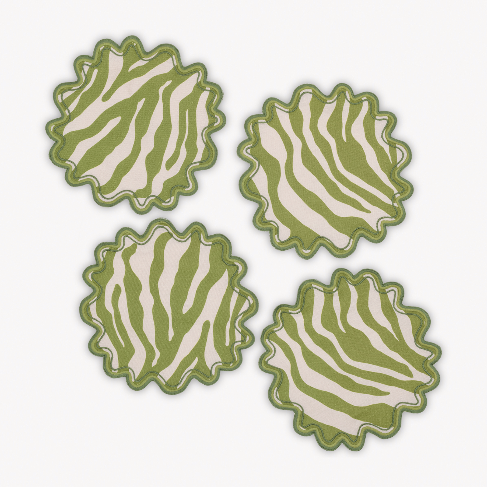 Matouk Schumacher Regine Table Linens - Grass