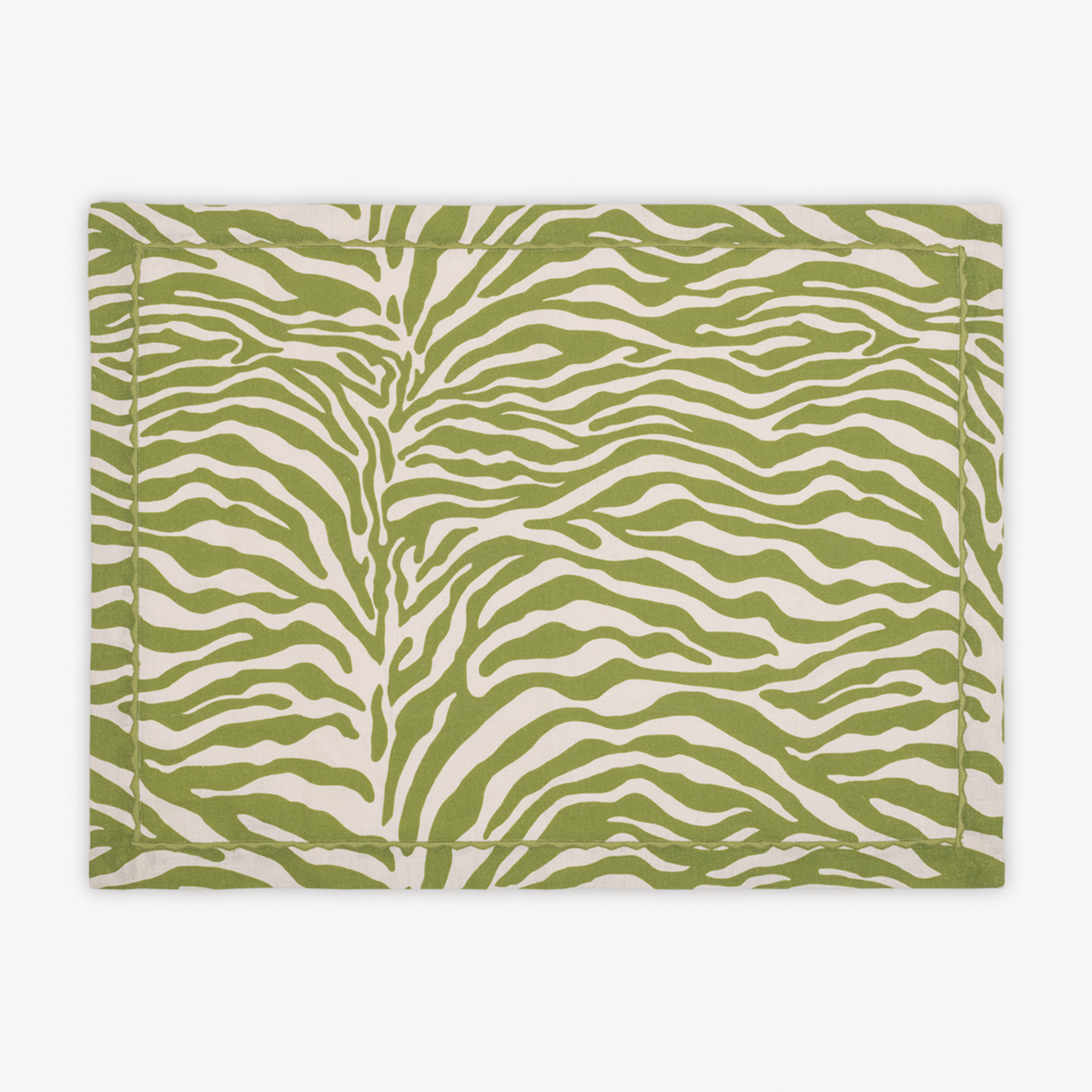 Matouk Schumacher Regine Table Linens - Grass