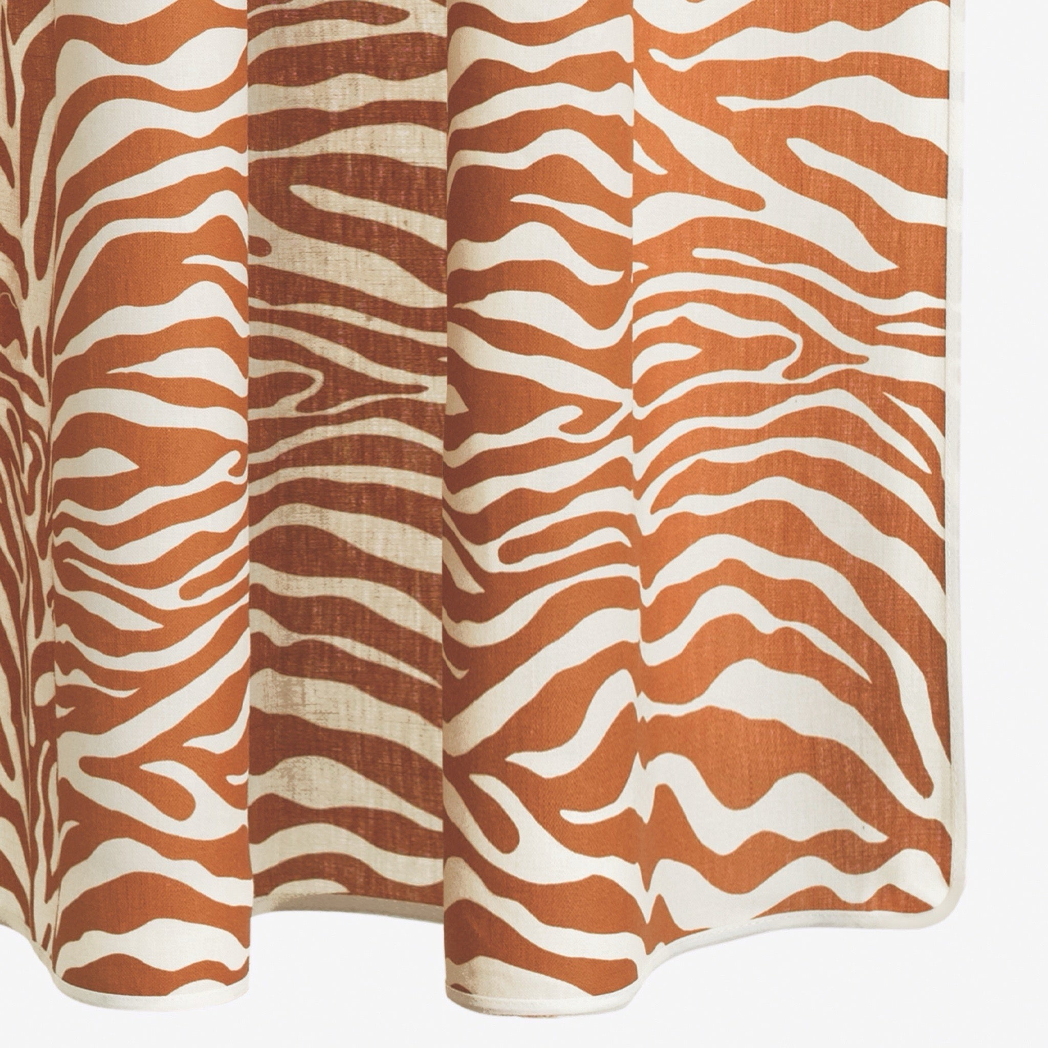 Matouk Schumacher Regine Shower Curtain - Persimmon