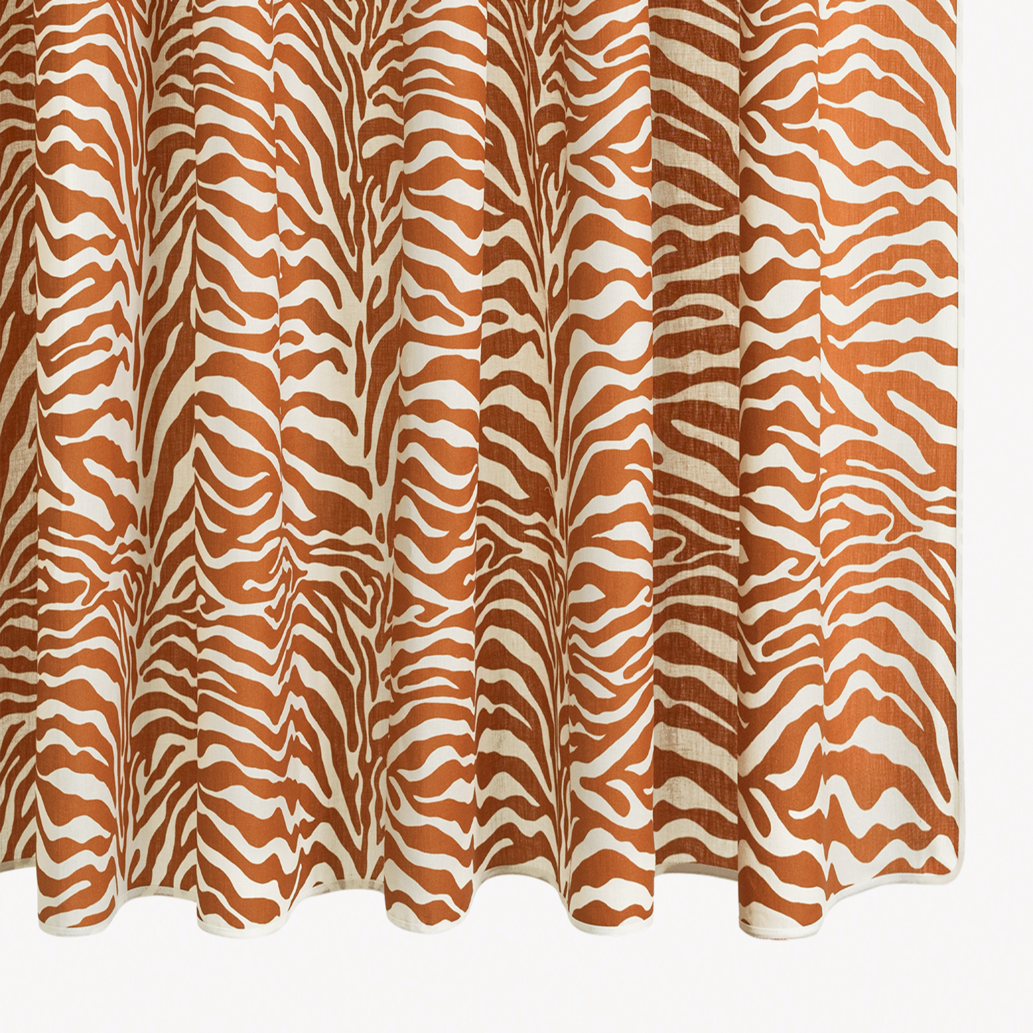 Matouk Schumacher Regine Shower Curtain - Persimmon