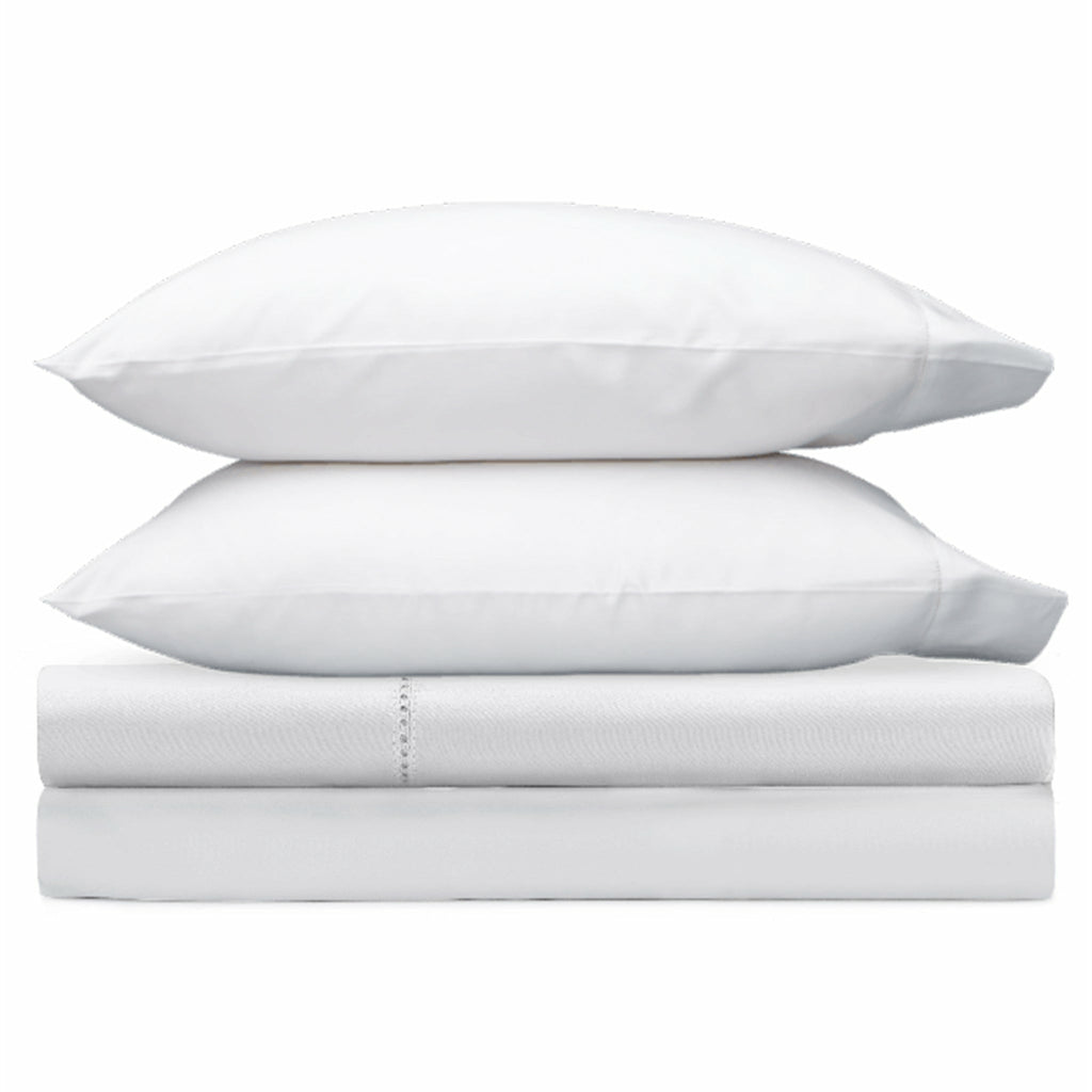 Matouk Sierra Hemstitch Twin XL Sheet Sets - White