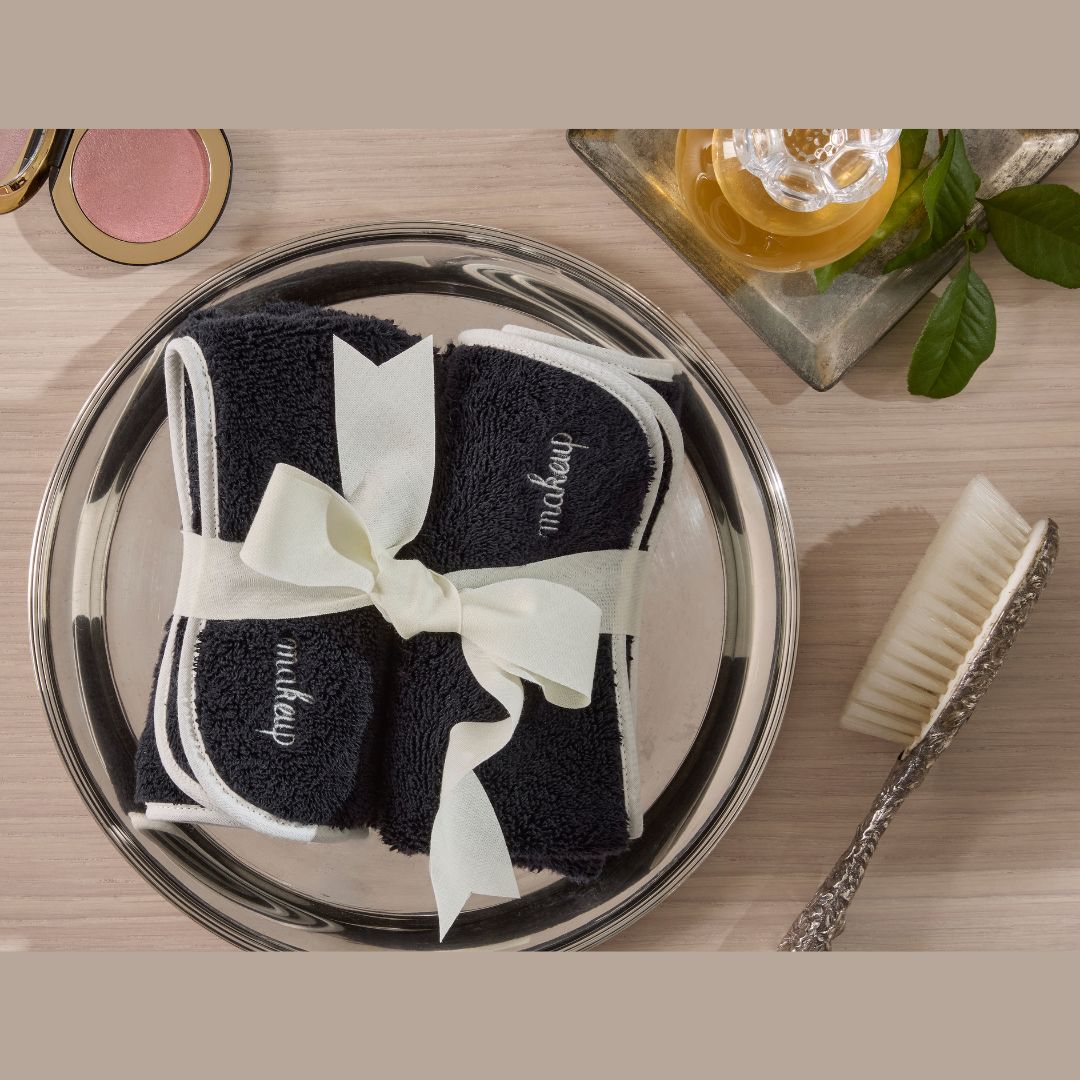 Matouk Giza Makeup Towel - Carbon
