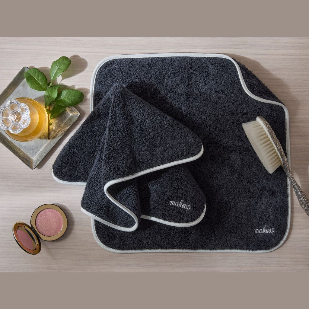 Matouk Giza Makeup Towel - Carbon