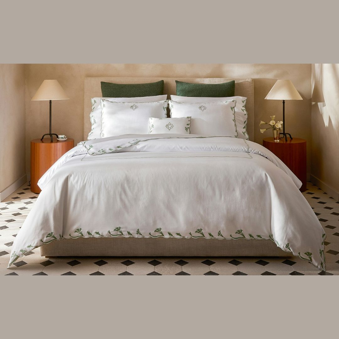 Matouk Marcella Bedding Collection - Clover