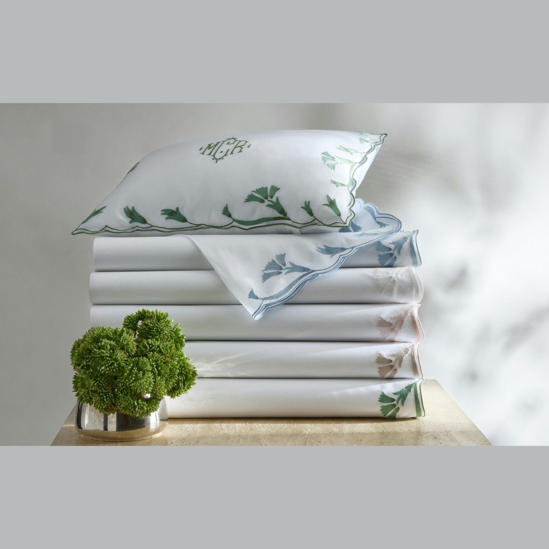 Matouk Marcella Bedding Collection - Clover