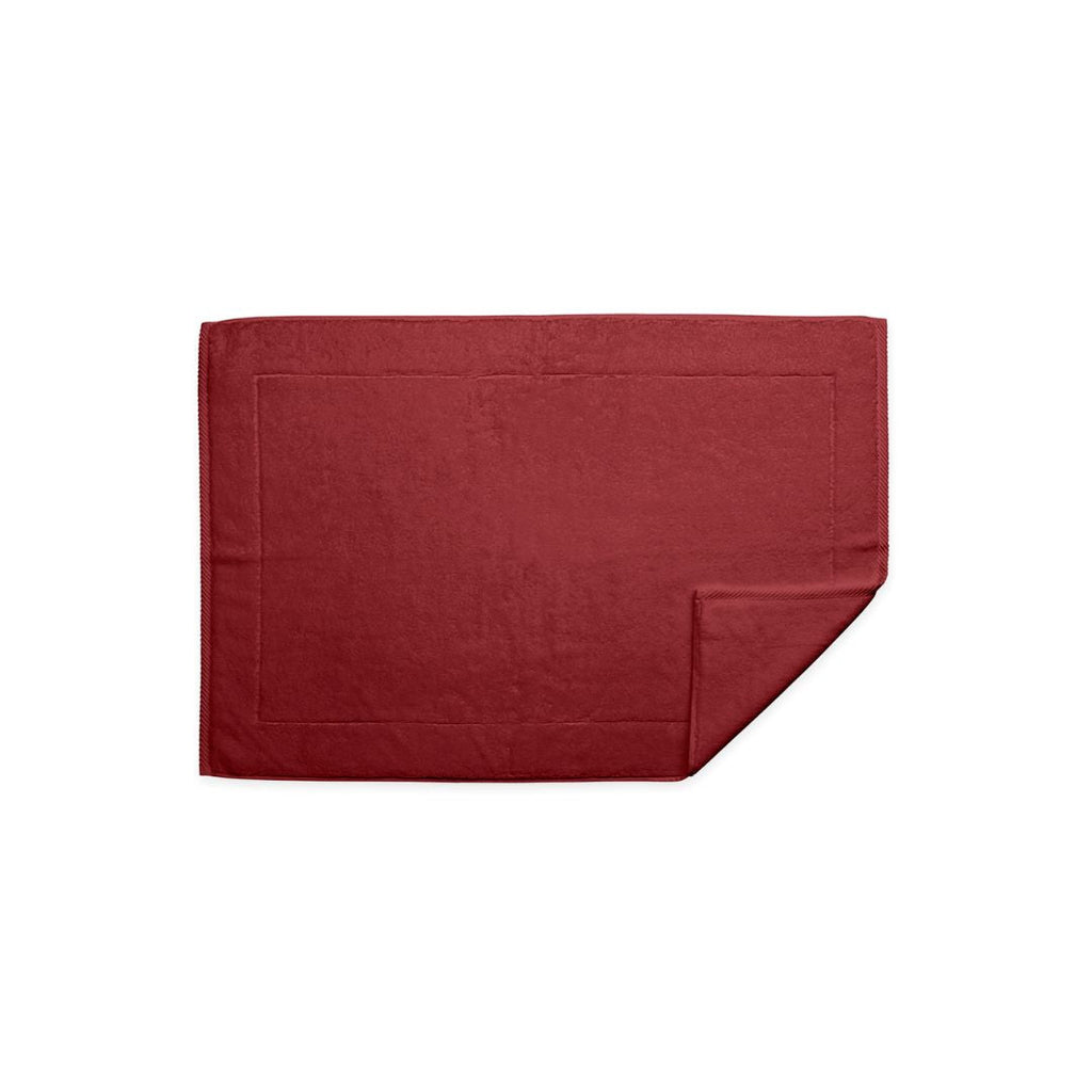 Matouk Milagro Bath Towels and Mats - Scarlet