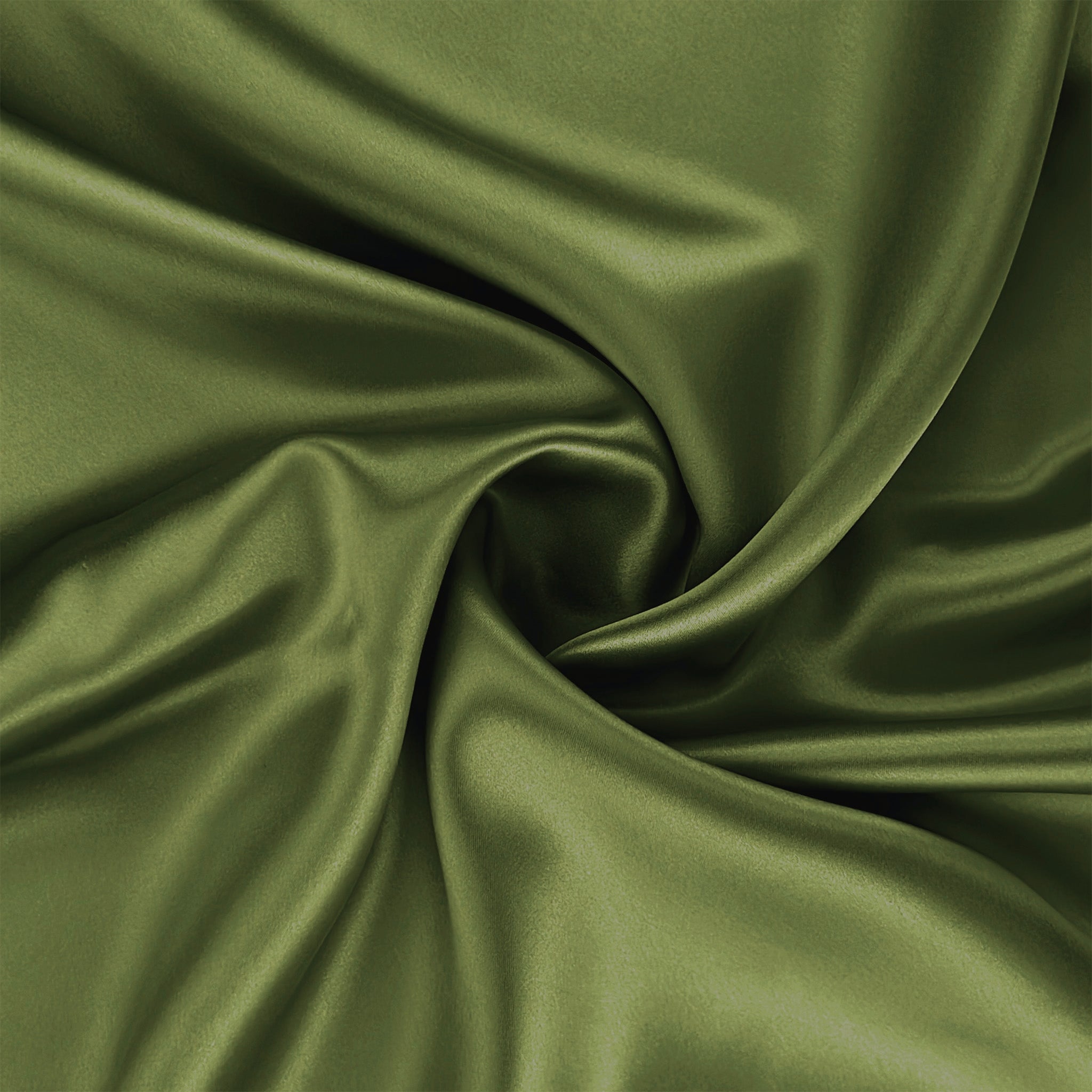 Mulberry Park Silks Luxury 19 Momme Pure Silk Pillowcase with Zipper - Olive