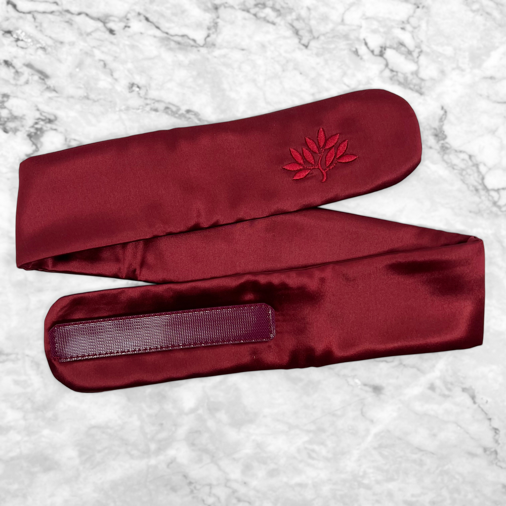 Mulberry Park Silks Silk Glam Band - Cabernet